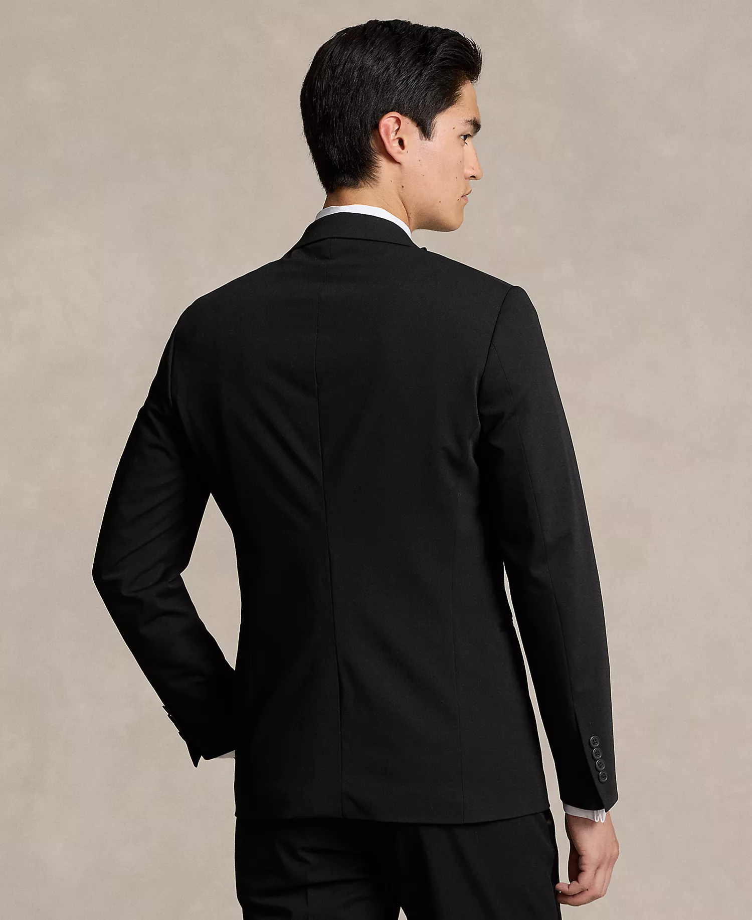 Men's Polo Modern Performance Twill Tuxedo - Black - 38S x 31W