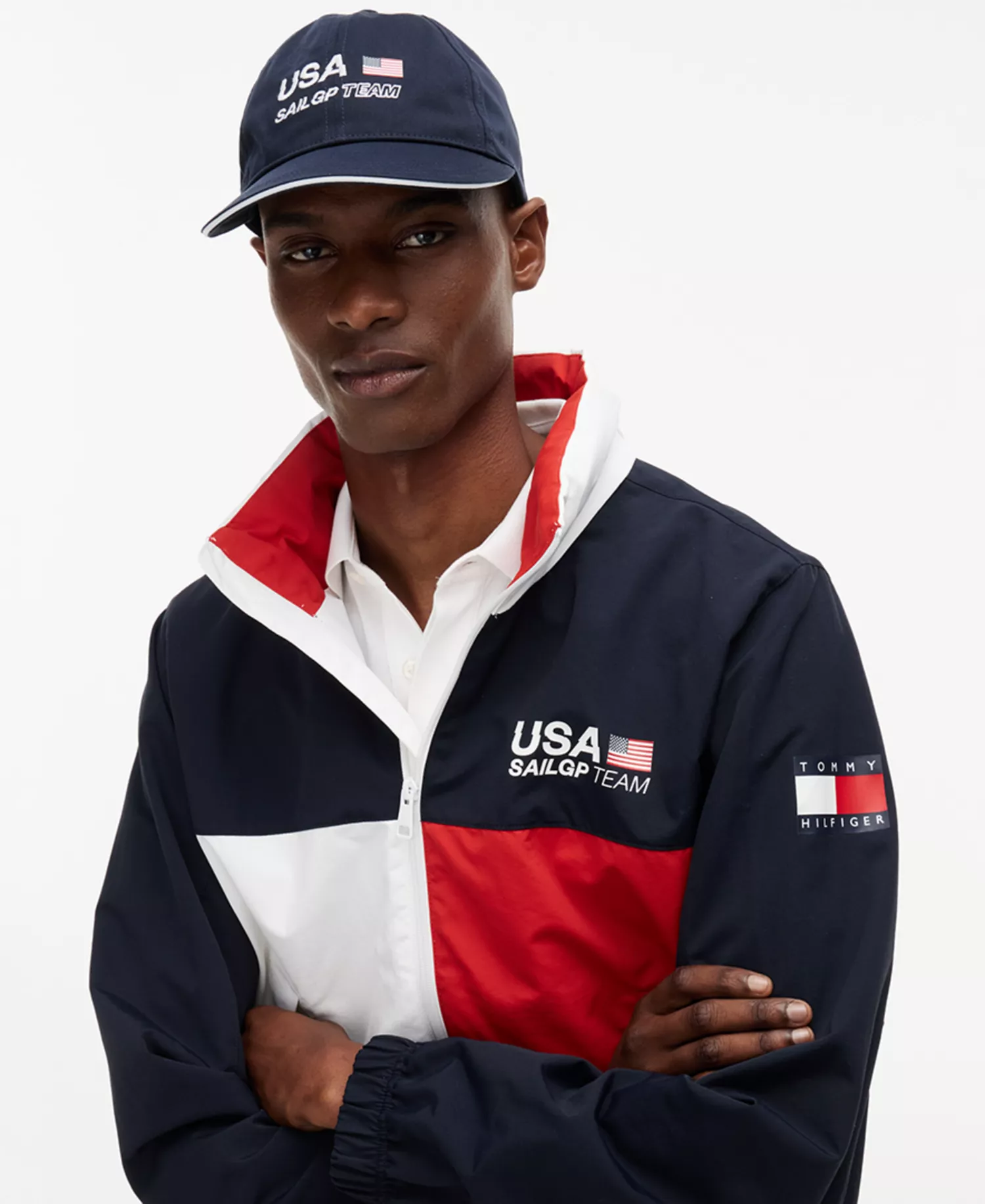 x U.S. SailGP Men's Cotton Twill Cap - Desert Sky - ONE SIZE