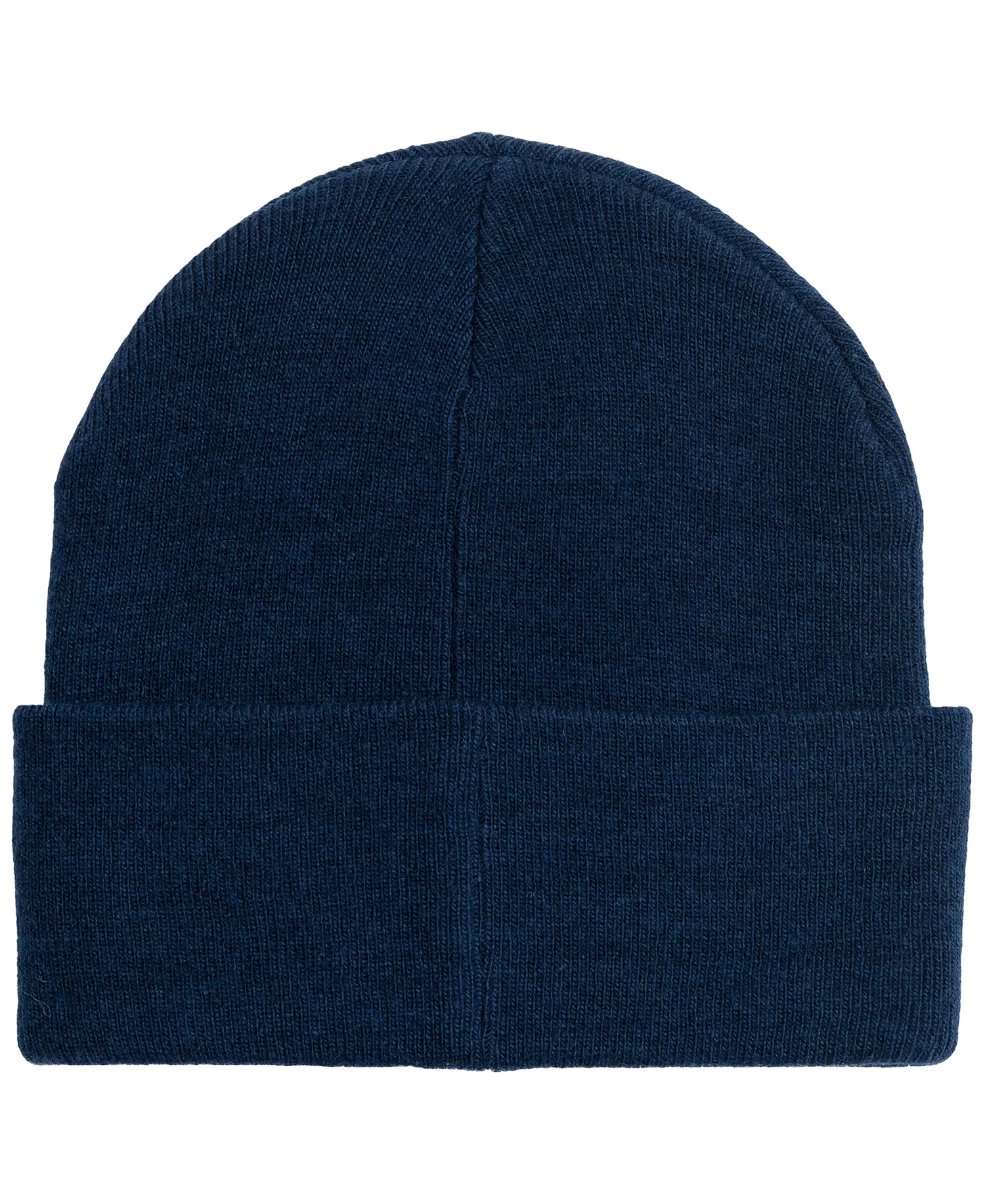 Men's Polo Patch Beanie Hat - Navy - ONE SIZE