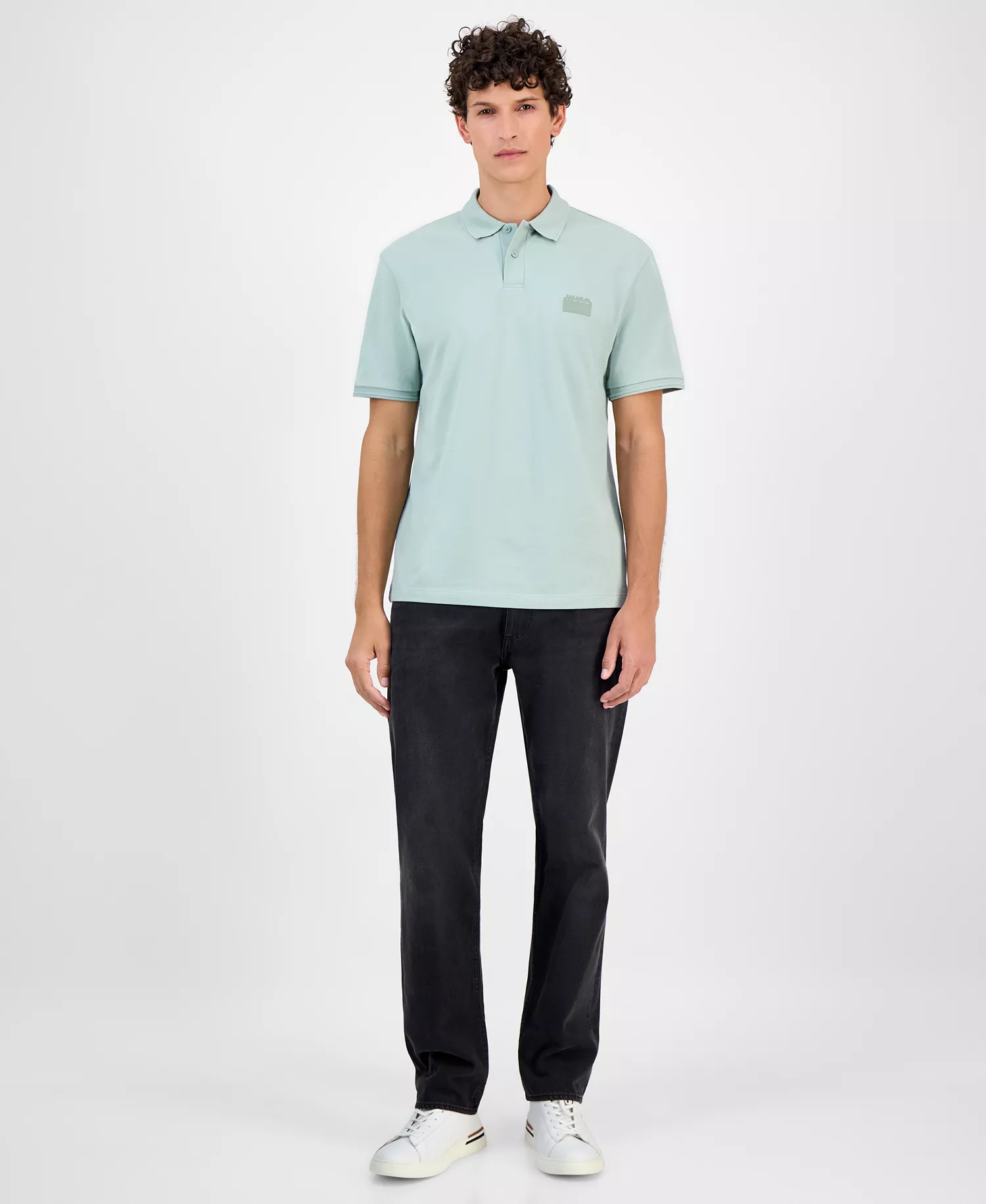 HUGO By Men's Delastolo Polo - Pastel Green - 2XL