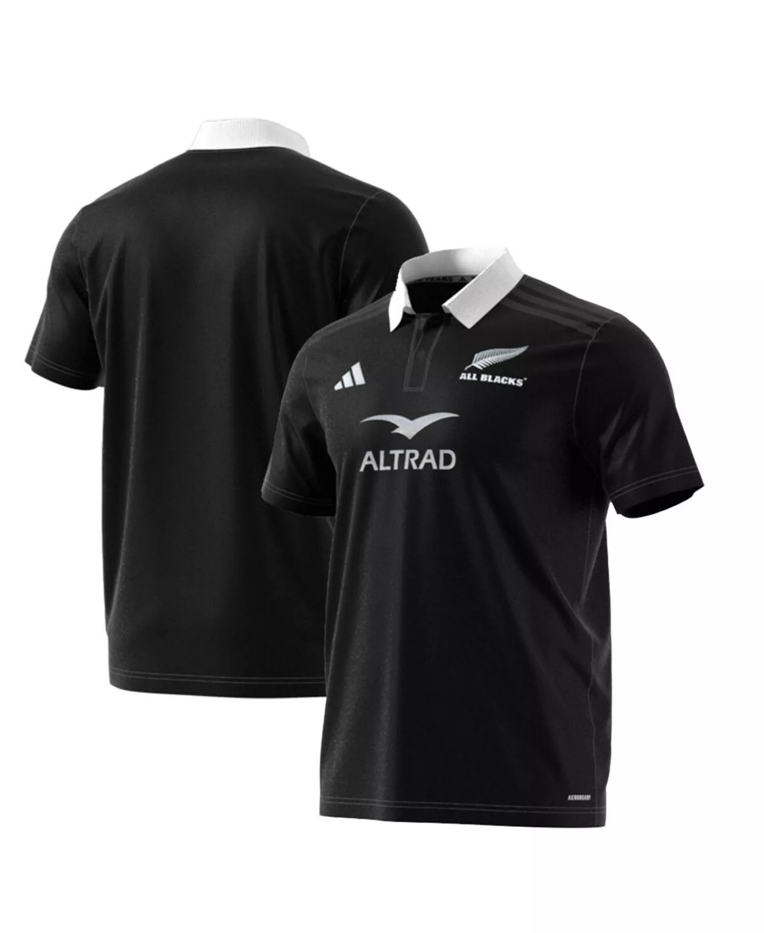 Men's Black New Zealand Rugby 2024/25 AEROREADY Polo - Black - 3XL
