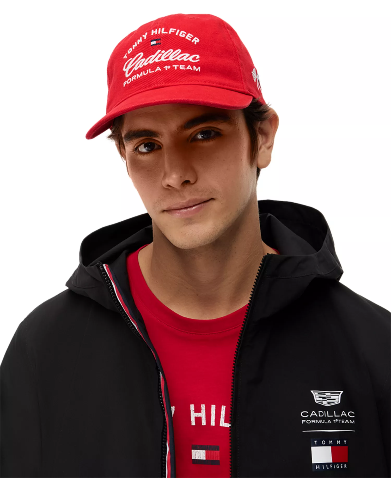 x Cadillac F1® Men's Varsity Baseball Cap - Red - ONE SIZE