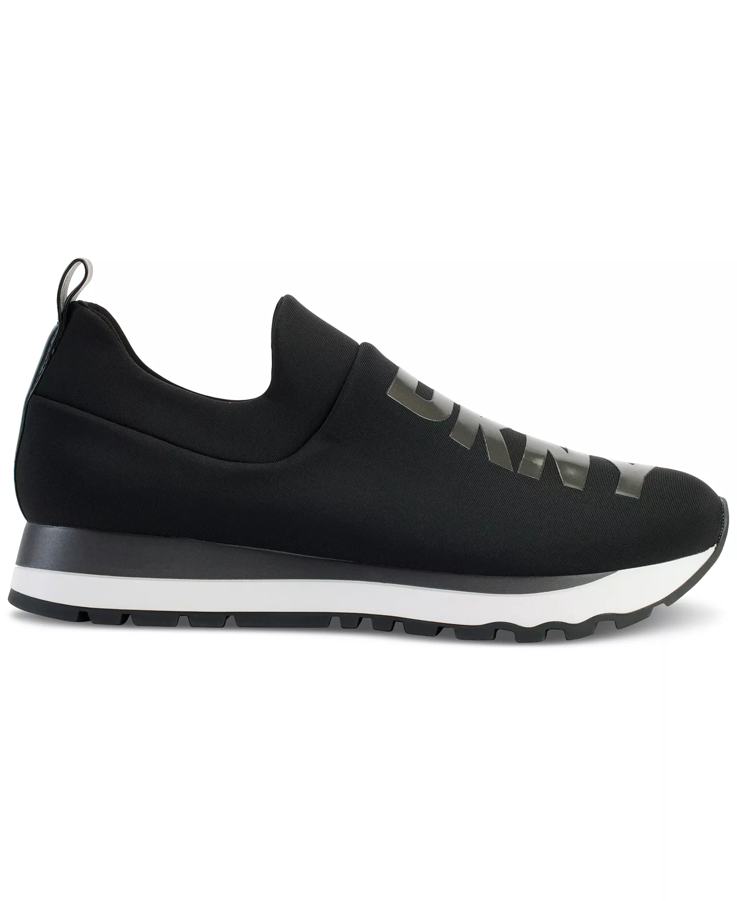 Jadyn Logo Slip-On Casual Sneakers, Created for Macy's - Black/ Dark Gunmetal - 10M