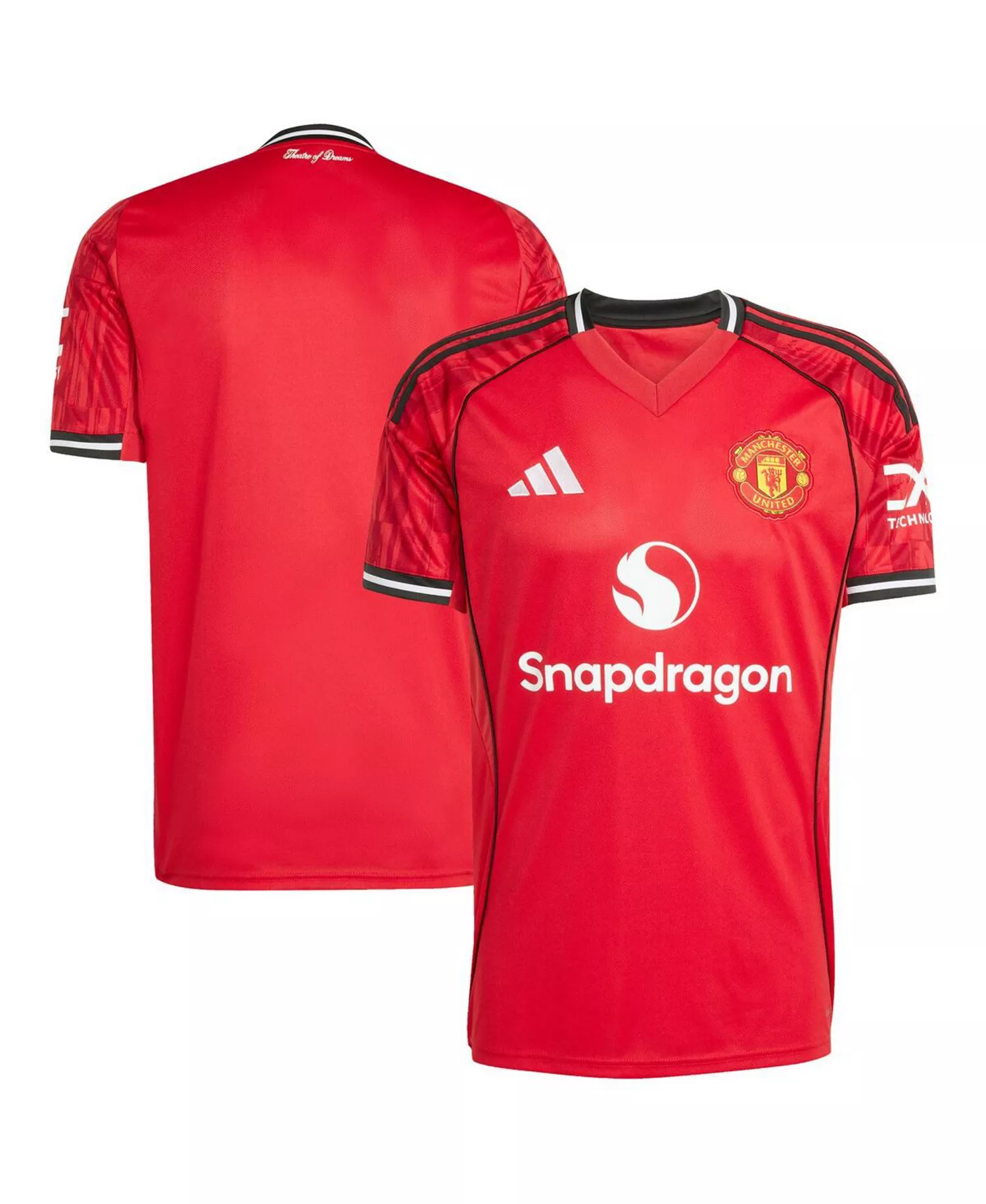 Men's Red Manchester United Home 2025/26 Replica Jersey - Red - 2XL