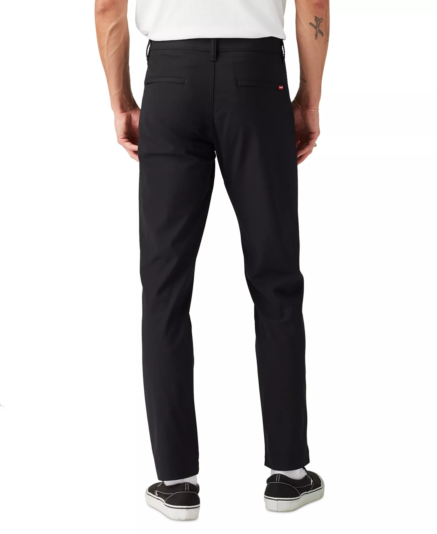 Men's XX Standard Tapered Fit Flex-Tech Chino Pants - Black Boot - 28 - 30