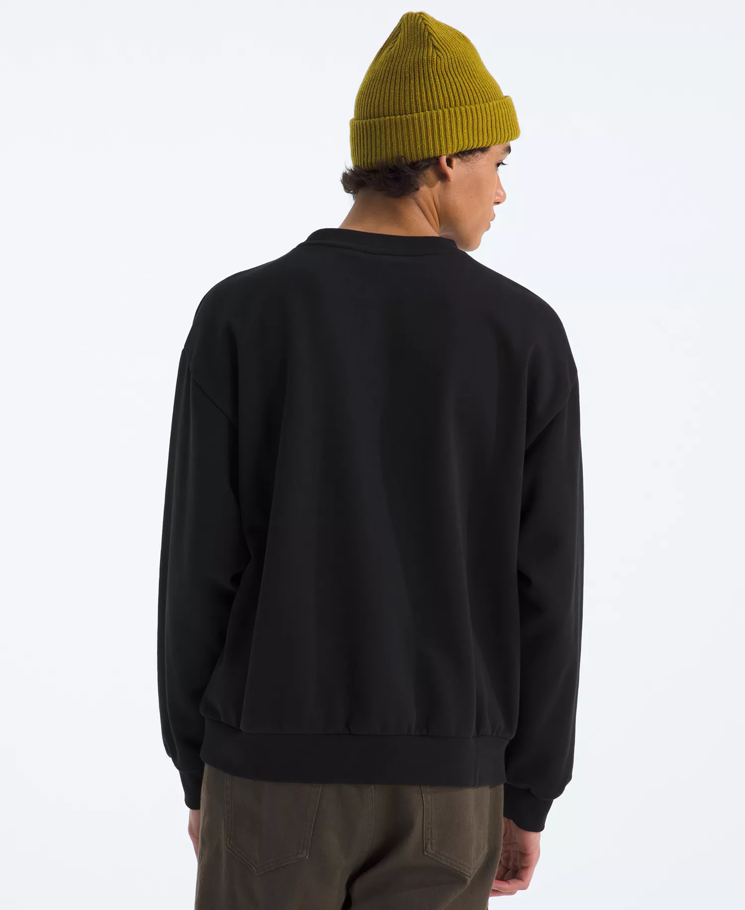 Men's Evolution Simple Dome Oversized Crew Sweatshirt - Black - 2XL