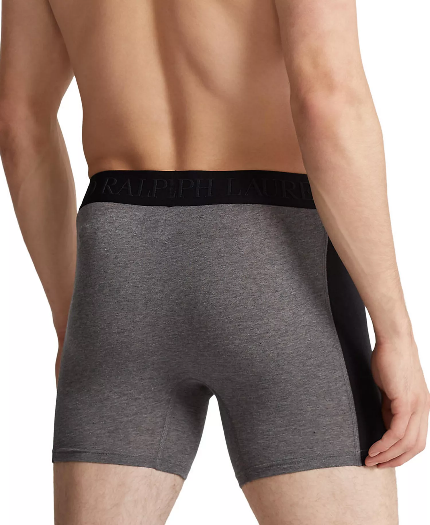 Men's  3-Pack 4D Flex Max Boxer Brief - Charcoal / Andover / Polo Black - L