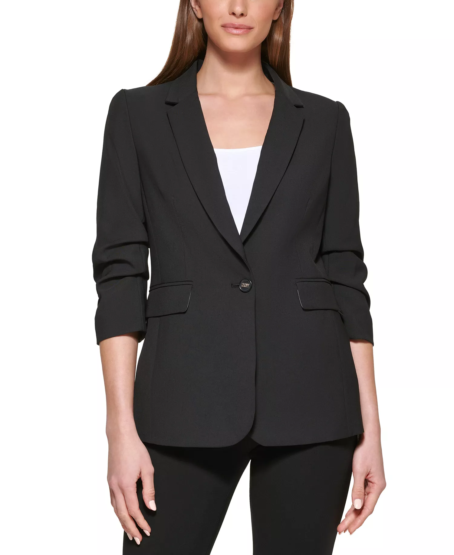 Petite Madison Jacket, Created for Macy's - Black - 10P