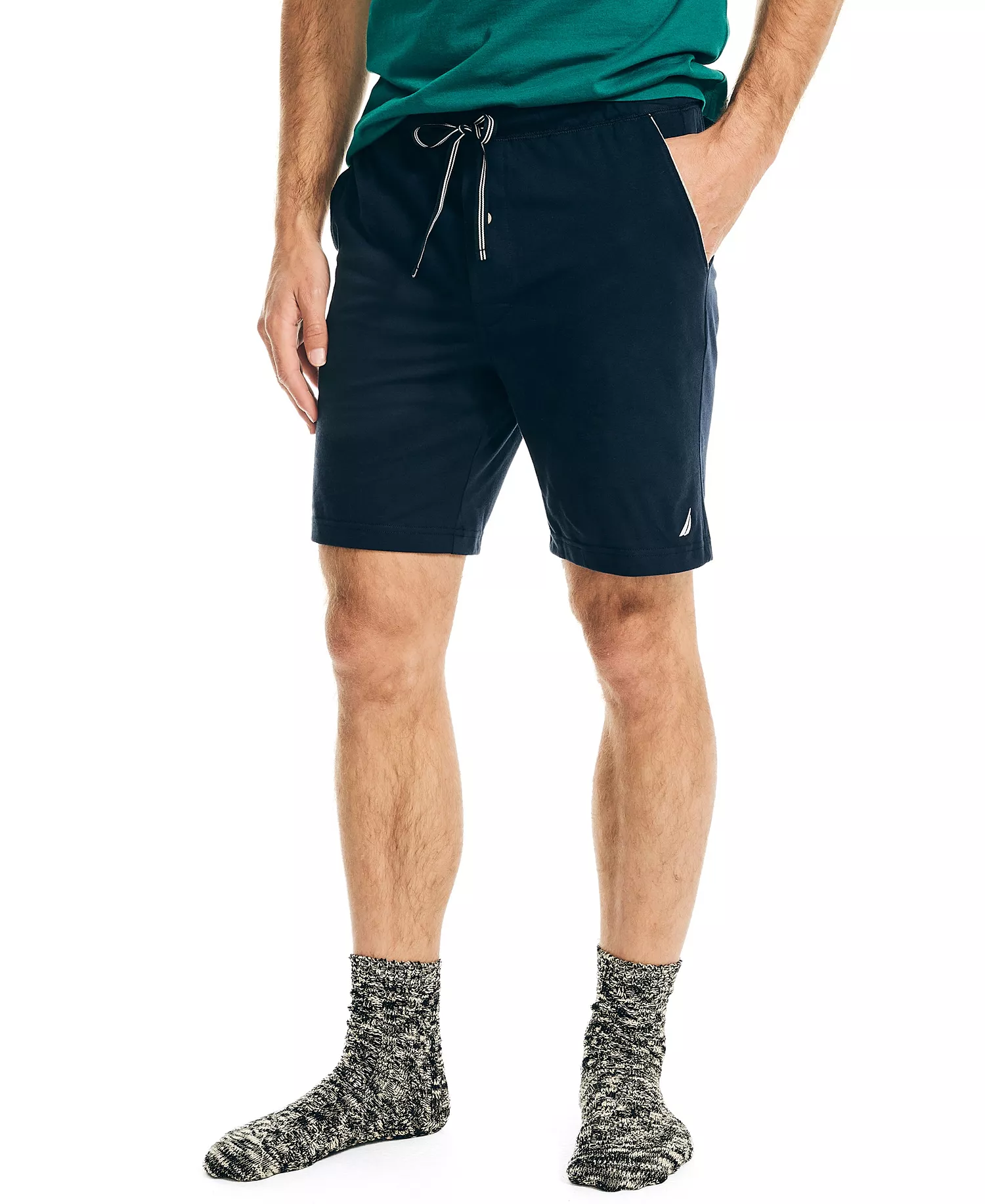 Knit Pajama Shorts - Blue Heather - 2XL