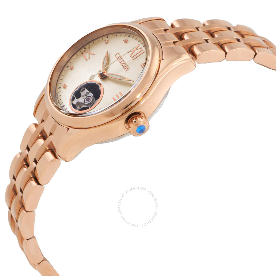 Citizen Luna Automatic Gold Dial Ladies Watch