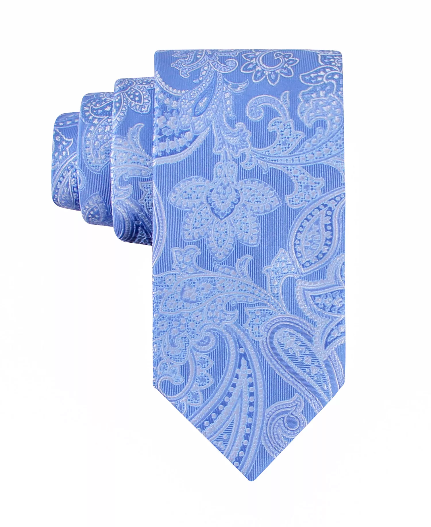 Men's Victoria Paisley Tie - Light Blue - ONE SIZE