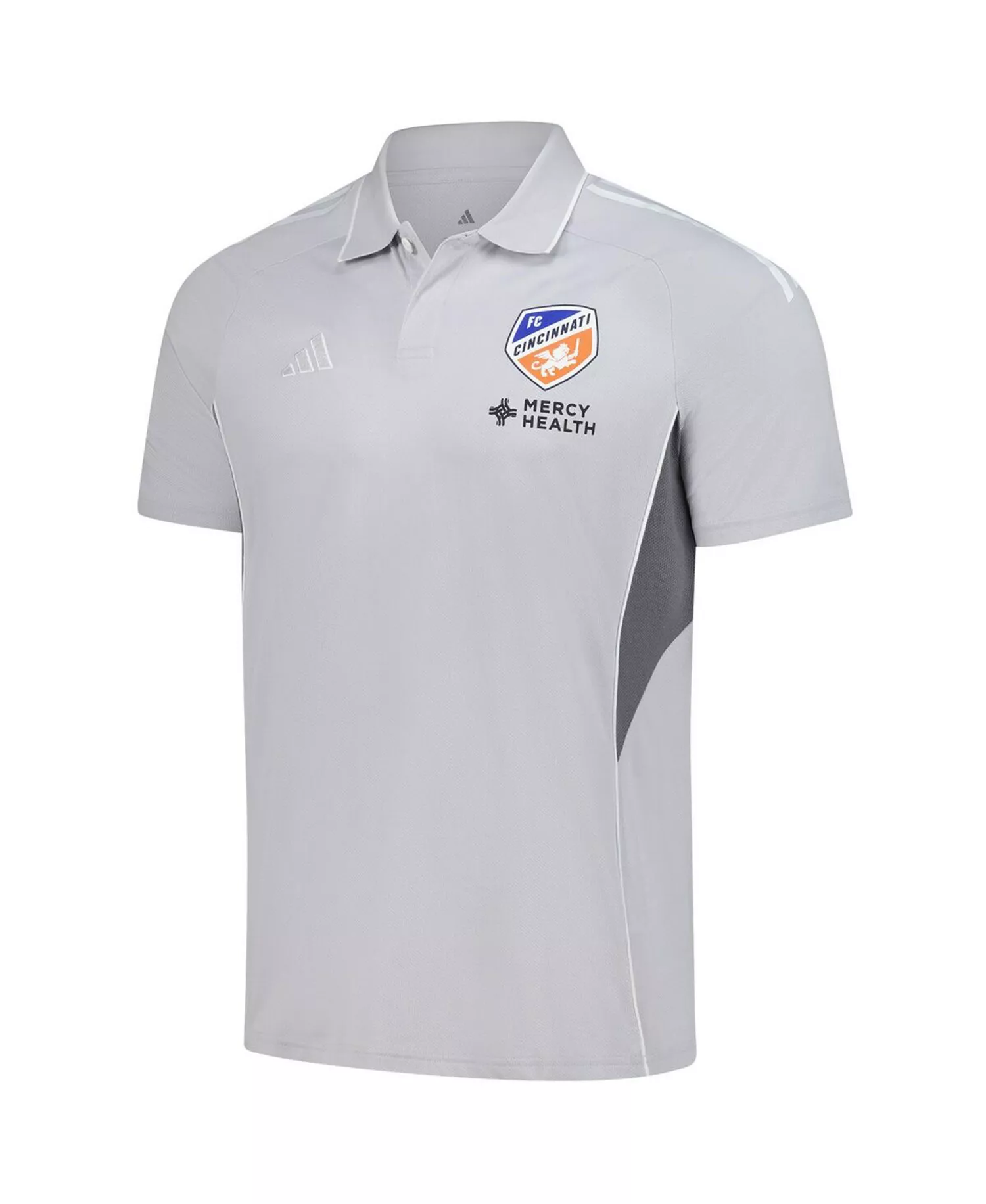 Men's Silver FC Cincinnati 2025 Training Polo Shirt - Silver - L