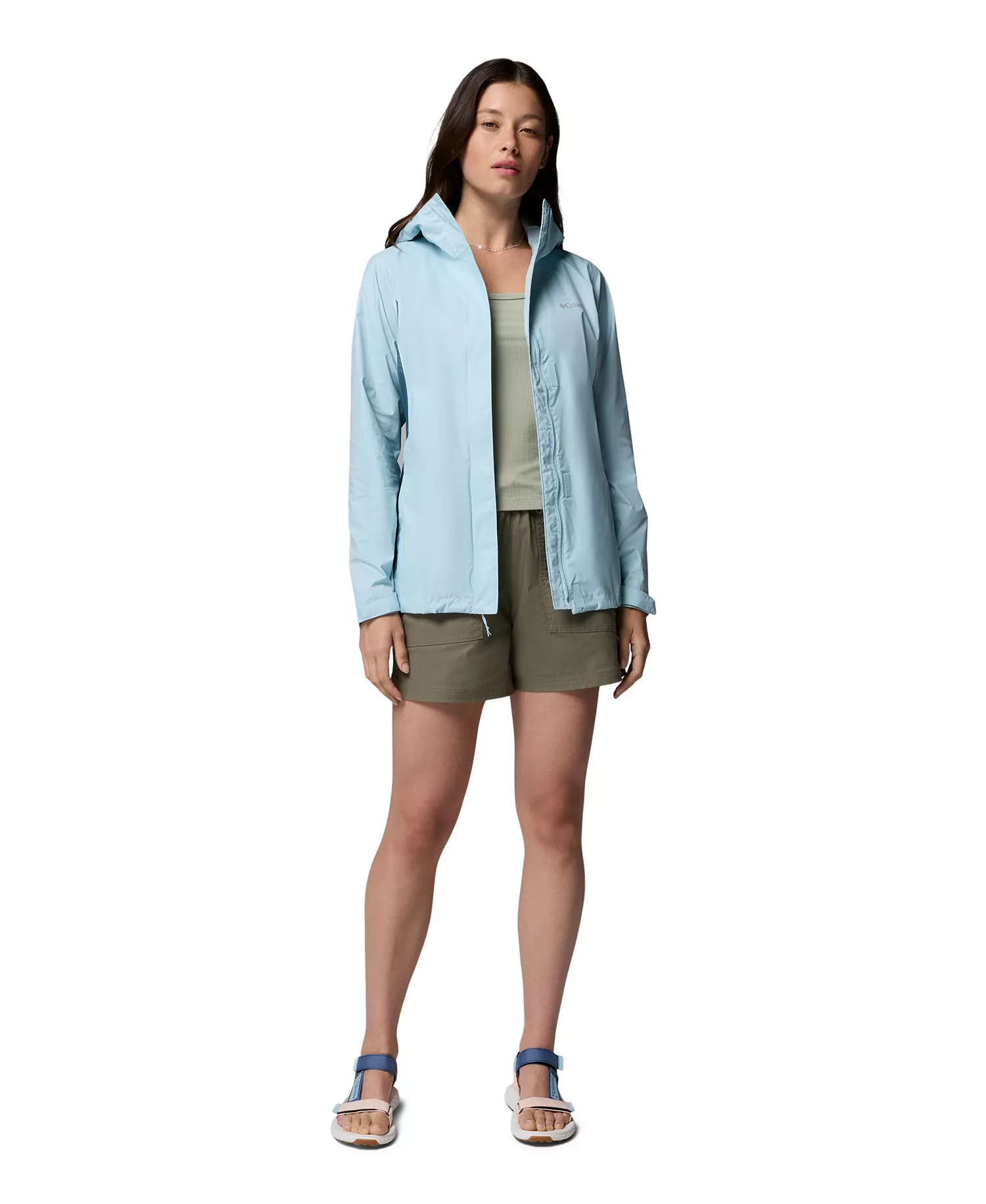 Women's Omni-Tech™ Arcadia II Rain Jacket - Black - L