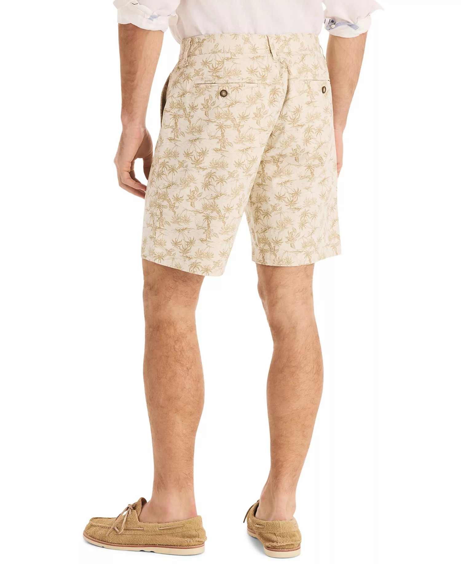 Men's 8.5" Regular-Fit Printed Deck Short - Natural - 30