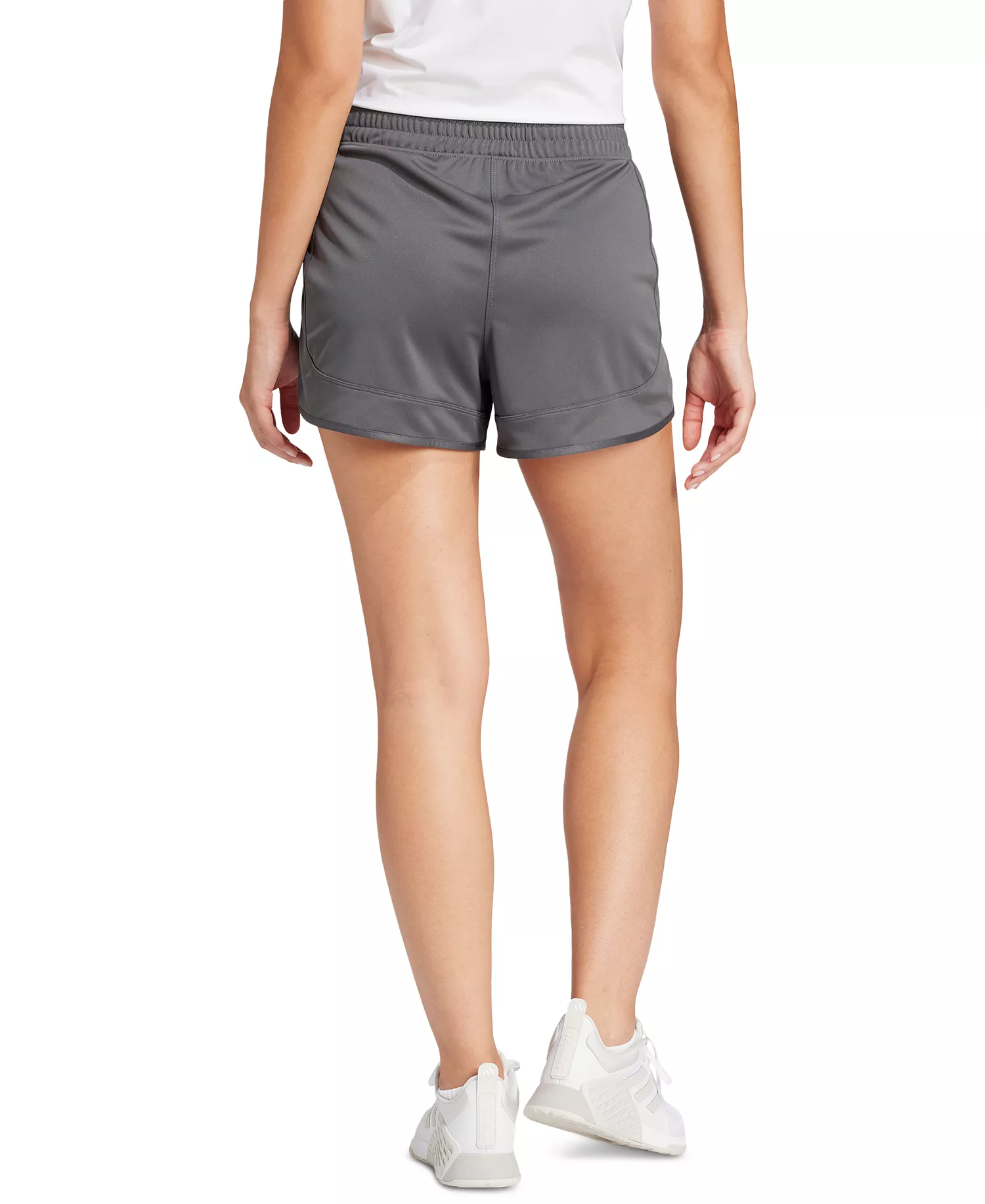 Women's High-Waisted Knit Pacer Shorts - Black - L