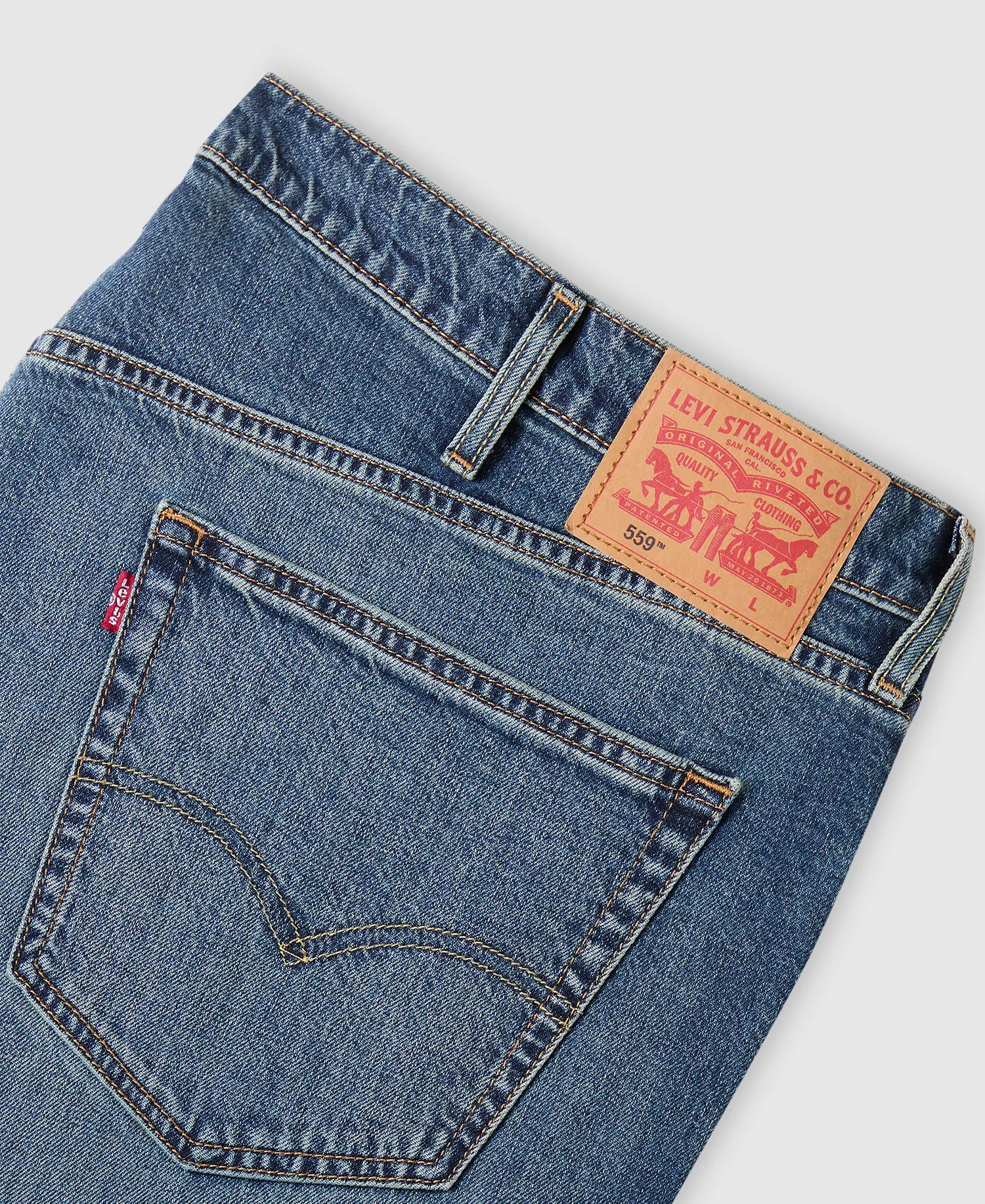Men's Big and Tall 559 Relaxed Straight Ease Jeans - Denim De Jour - 34