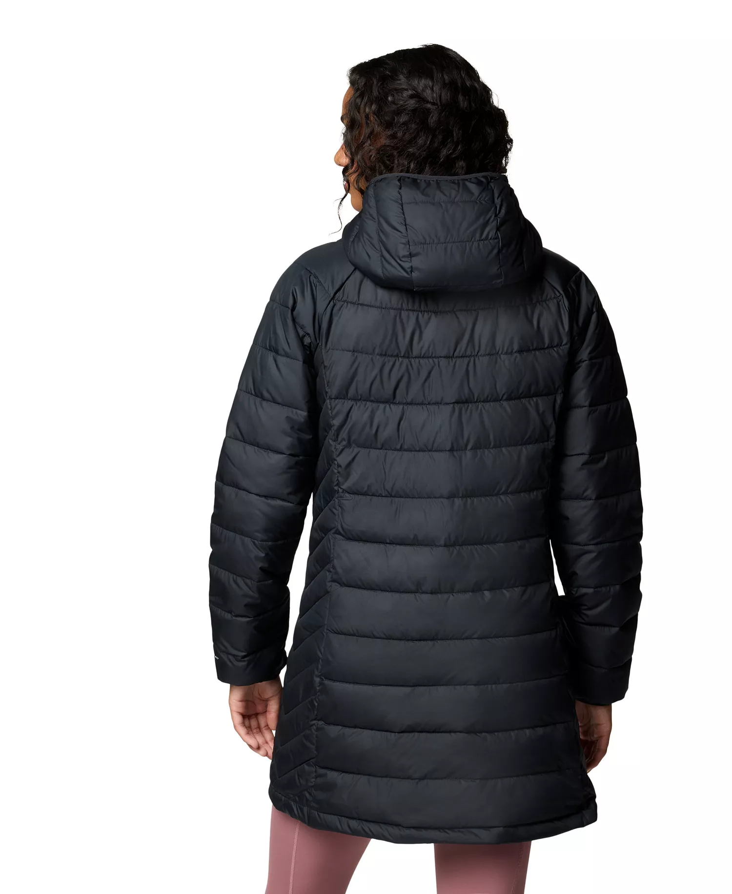Women's Powder Lite II Insulated Puffer Mid Jacket - Black - M