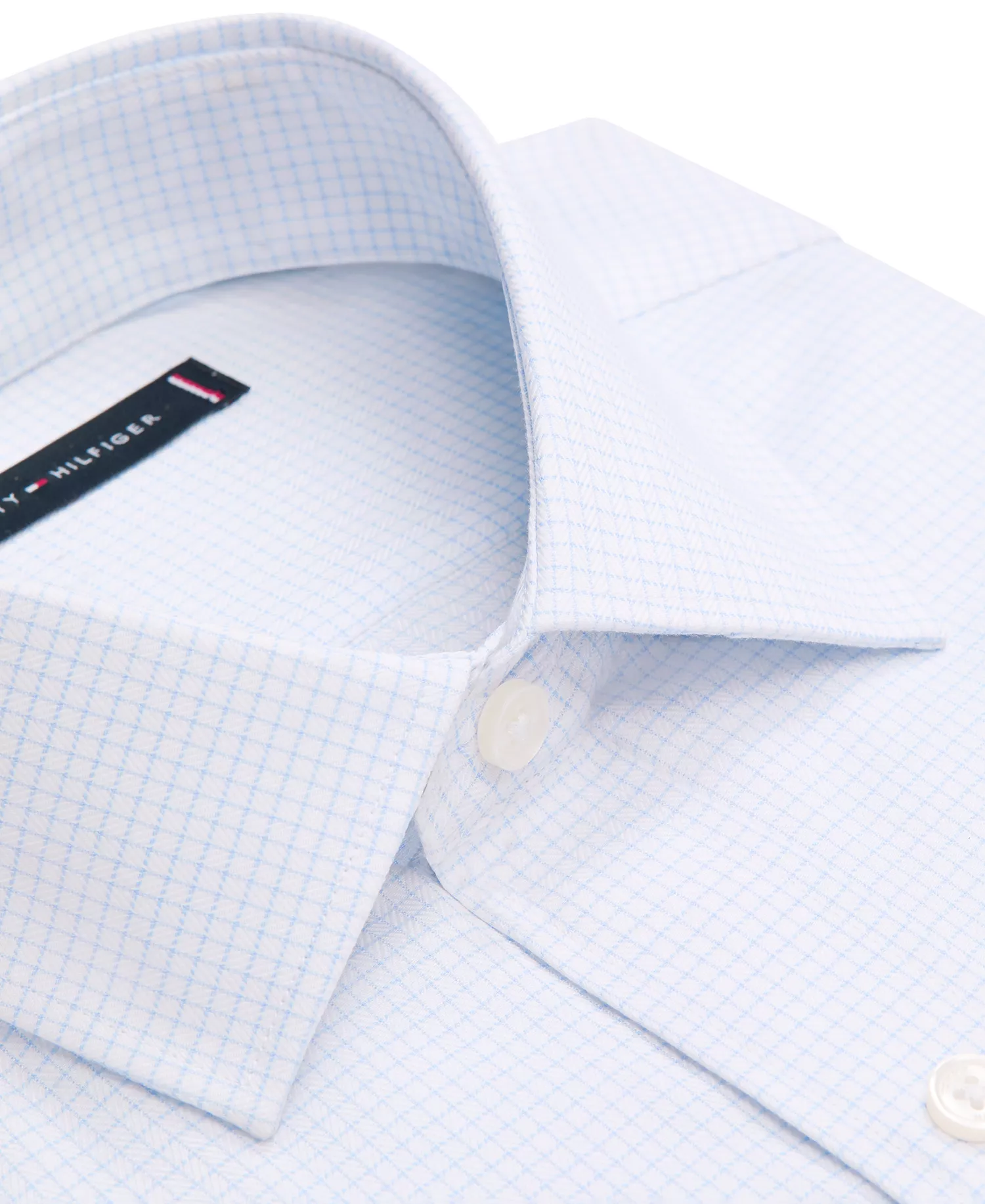 Men's Regular-Fit Spread Collar Dress Shirt - Blue - 14.5 32/33