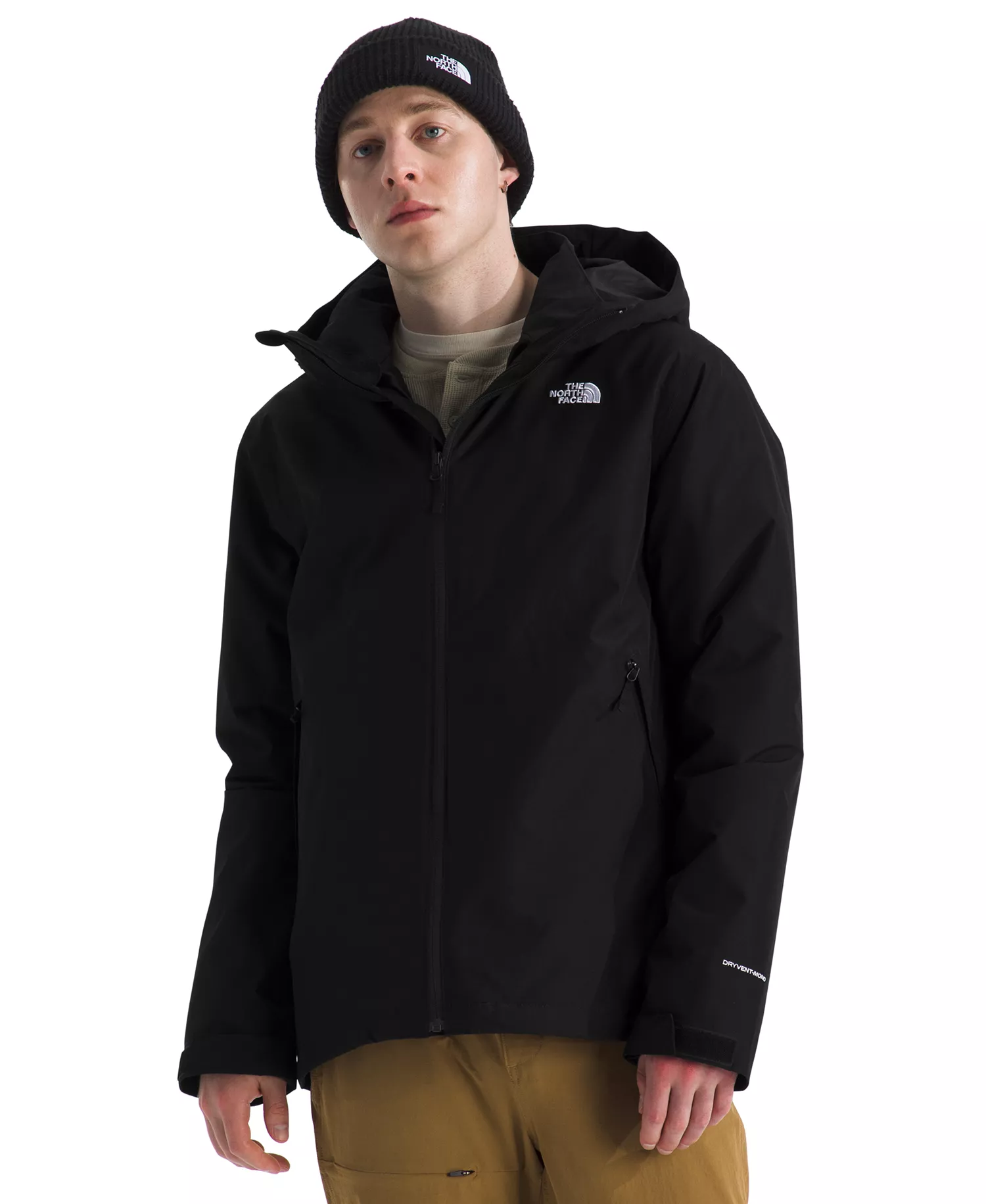 Mens Carto Mono Triclimate Hooded Jacket - Black - 2XL
