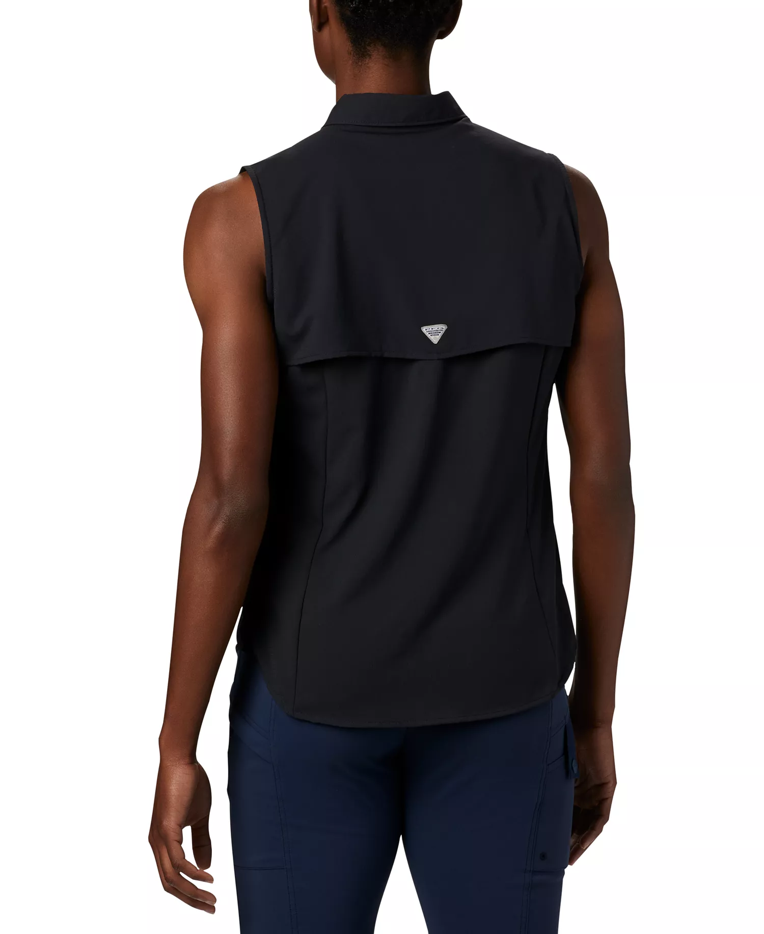 Women's Tamiami Sleeveless Shirt - Black - L