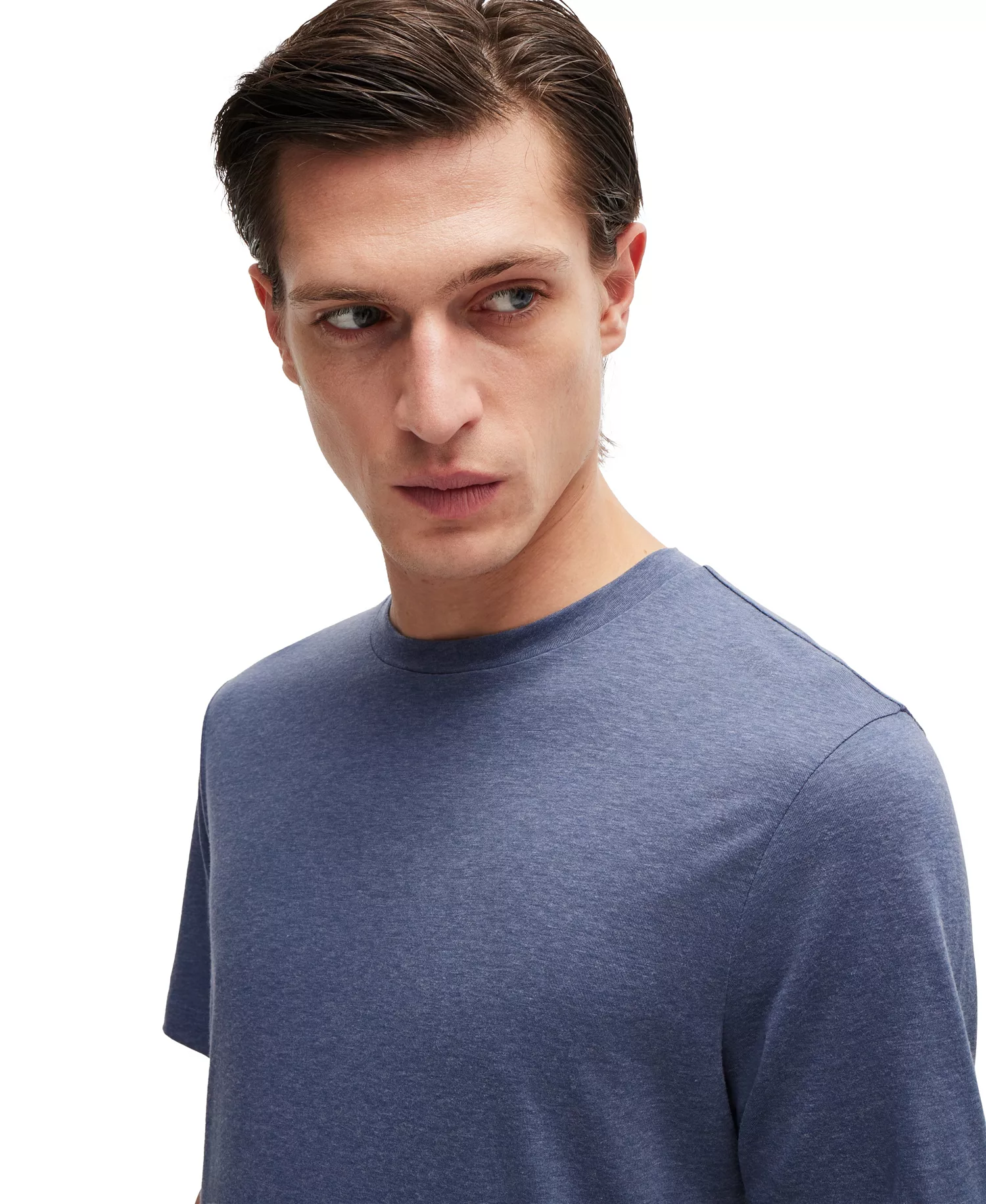 Men's Performance Fabric Slim-Fit T-Shirt - Navy - XL