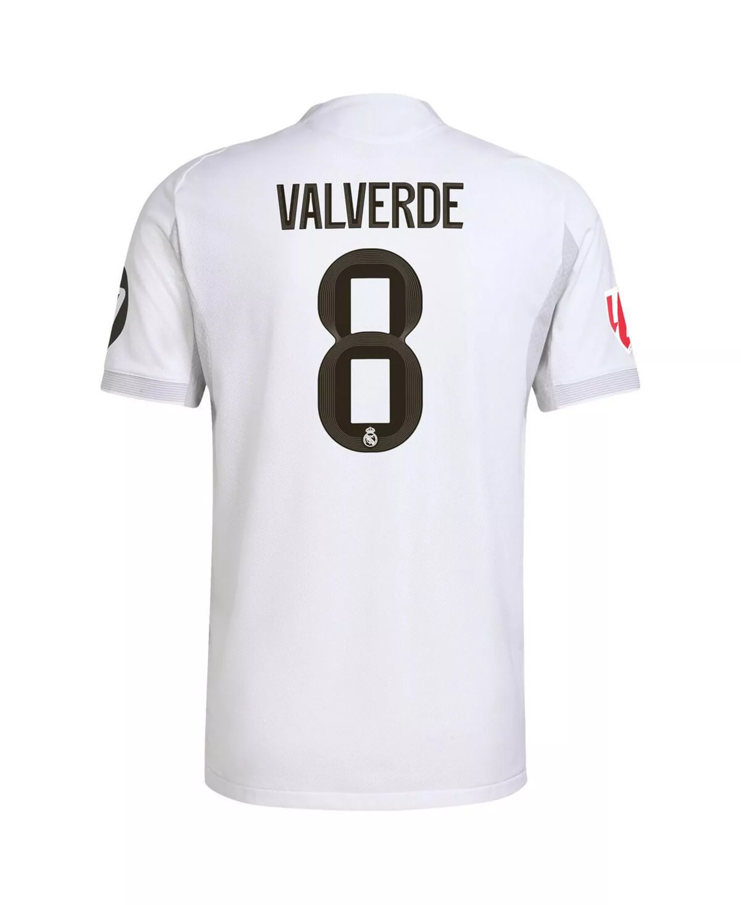 Men's Federico Valverde White Real Madrid 2025/26 Home Authentic Jersey - White - 2XL