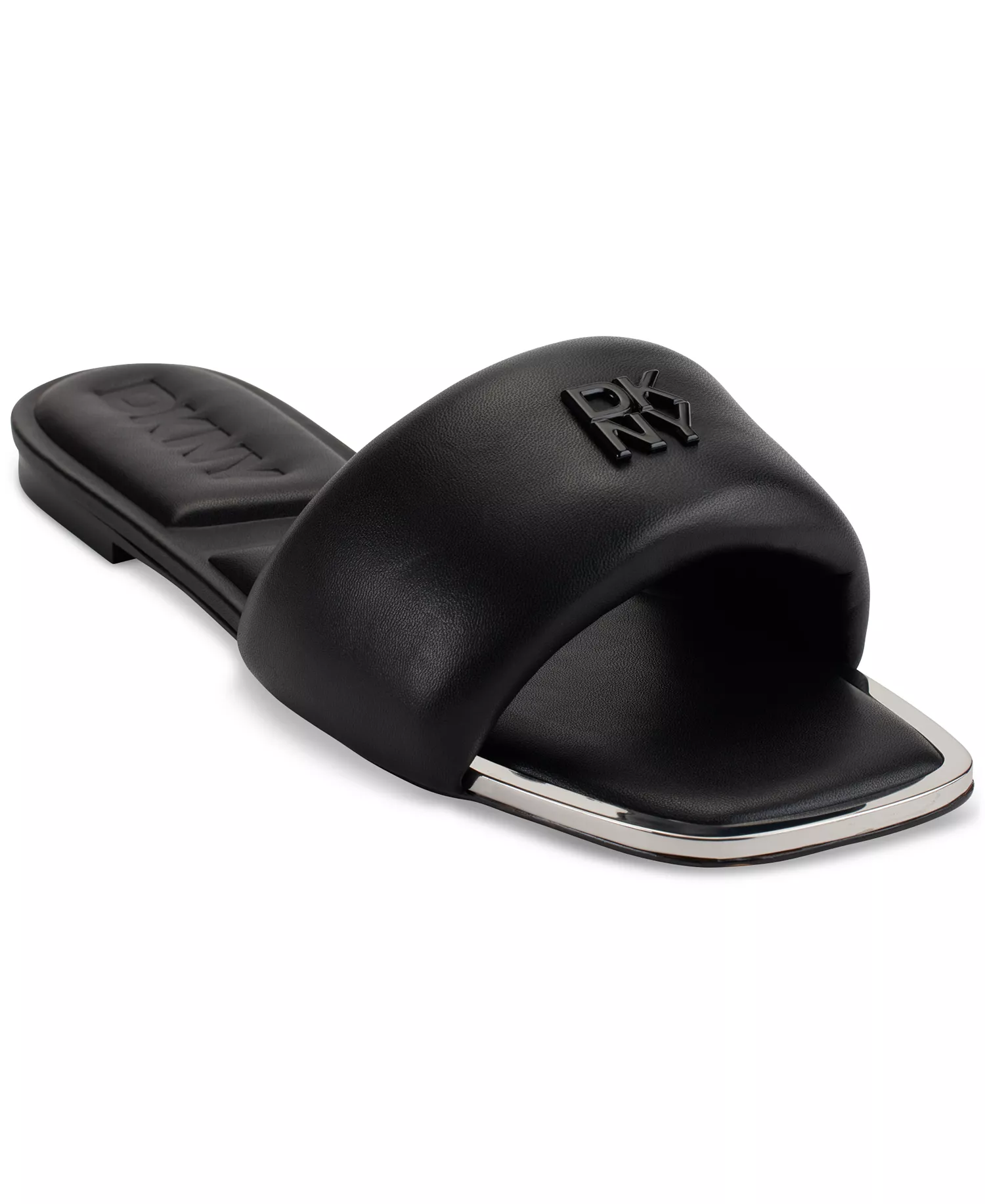 Drea Logo Slide Sandals - Black - 5.5M