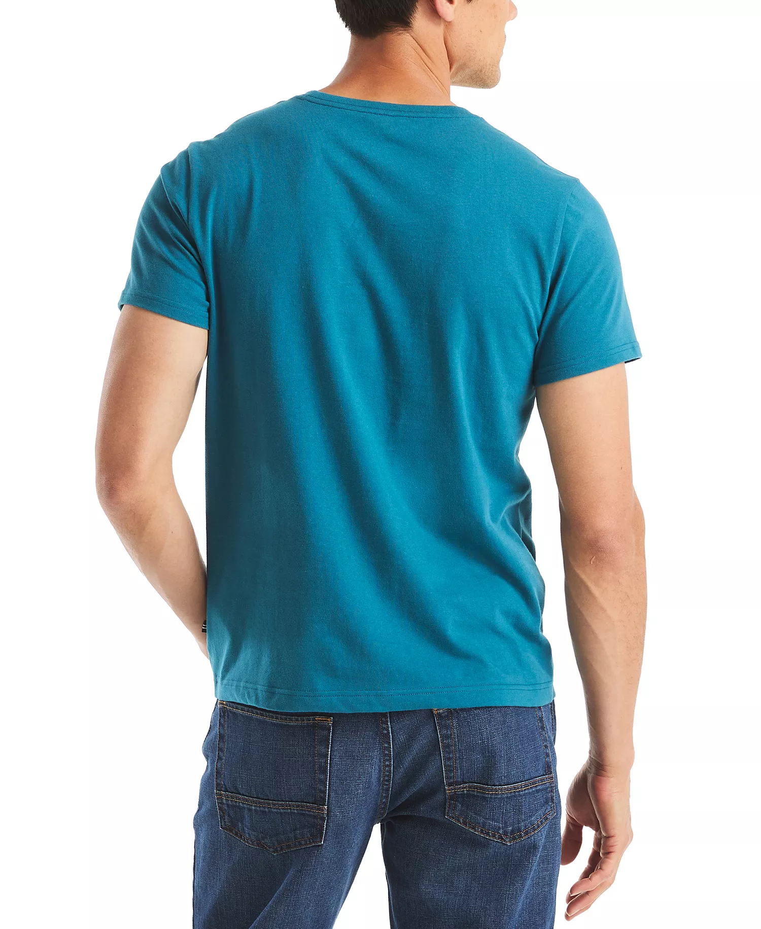 Men's Short Sleeve Modern Sailboat Graphic T-Shirt - Blue Coral - 2XL