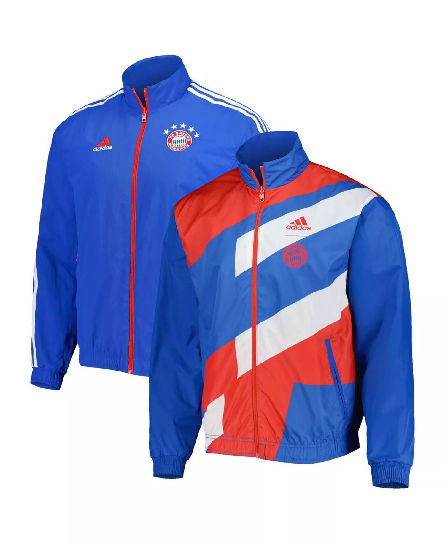 Men's Blue Bayern Munich Team Logo Anthem Full-Zip Jacket - Blue - L