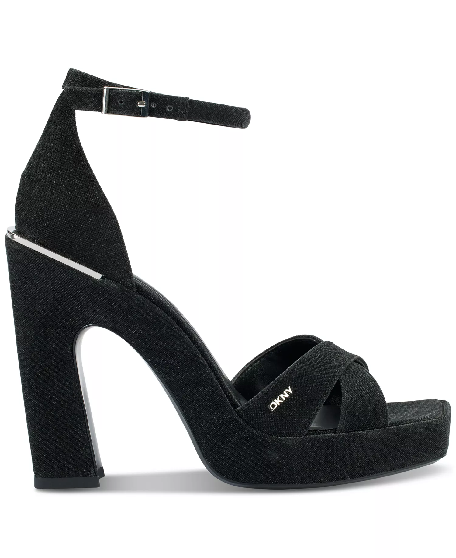 Women's Linda Strappy Square-Toe Sandals - Black - 10M