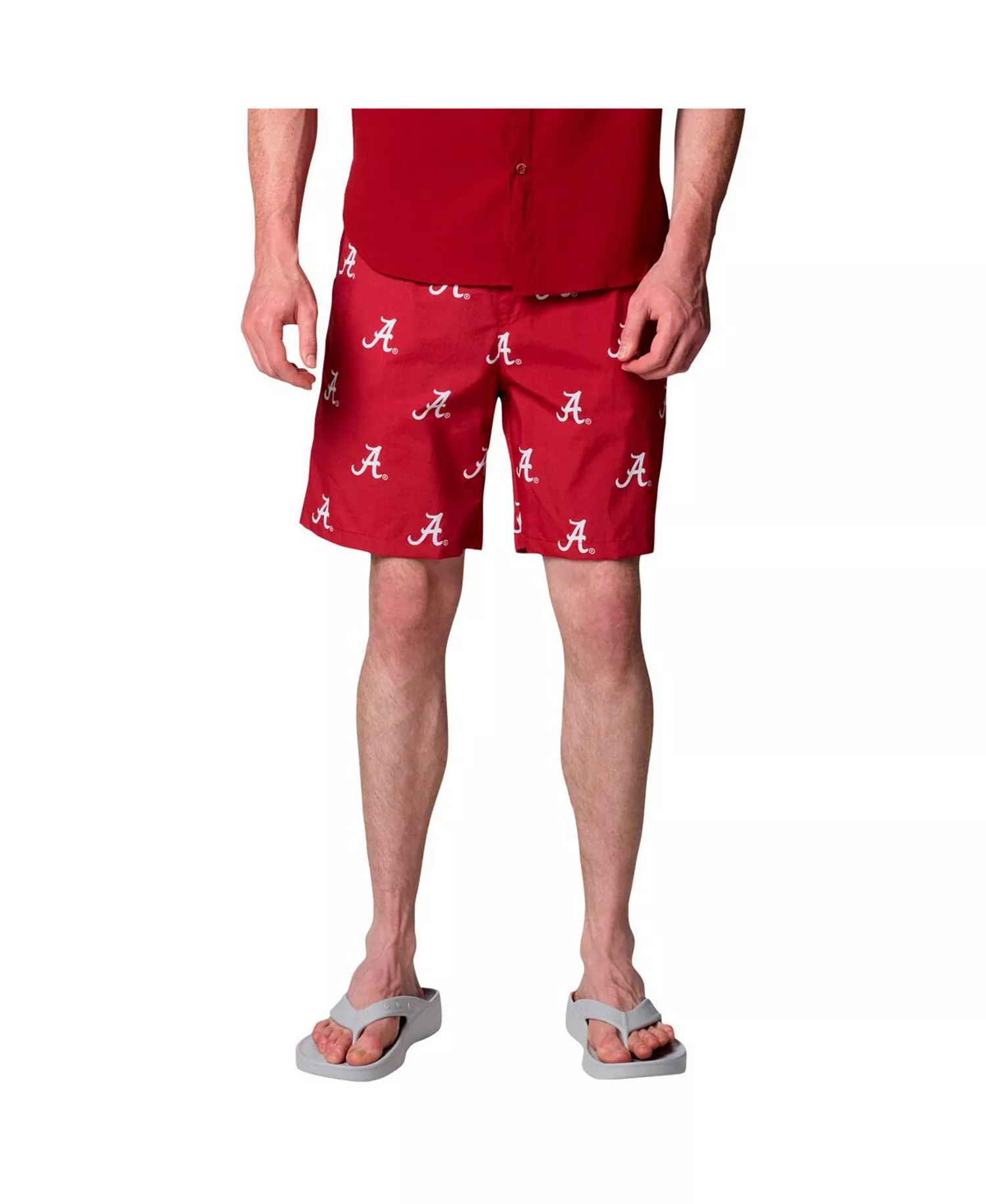 Men's Crimson Alabama Crimson Tide Big Tall Backcast Shorts - Crimson - 2X