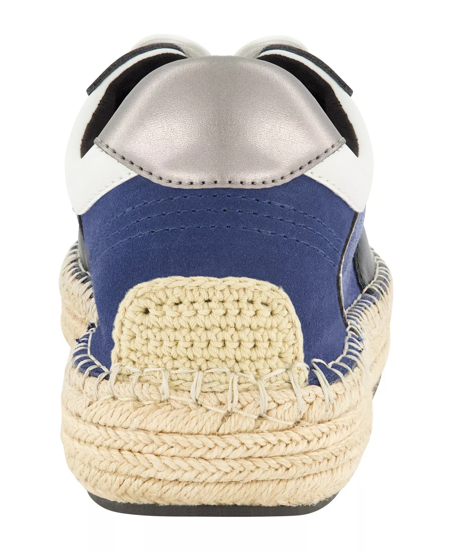 Men's Lace Up Espadrille Chunky Sole Sneakers - Blue - 10