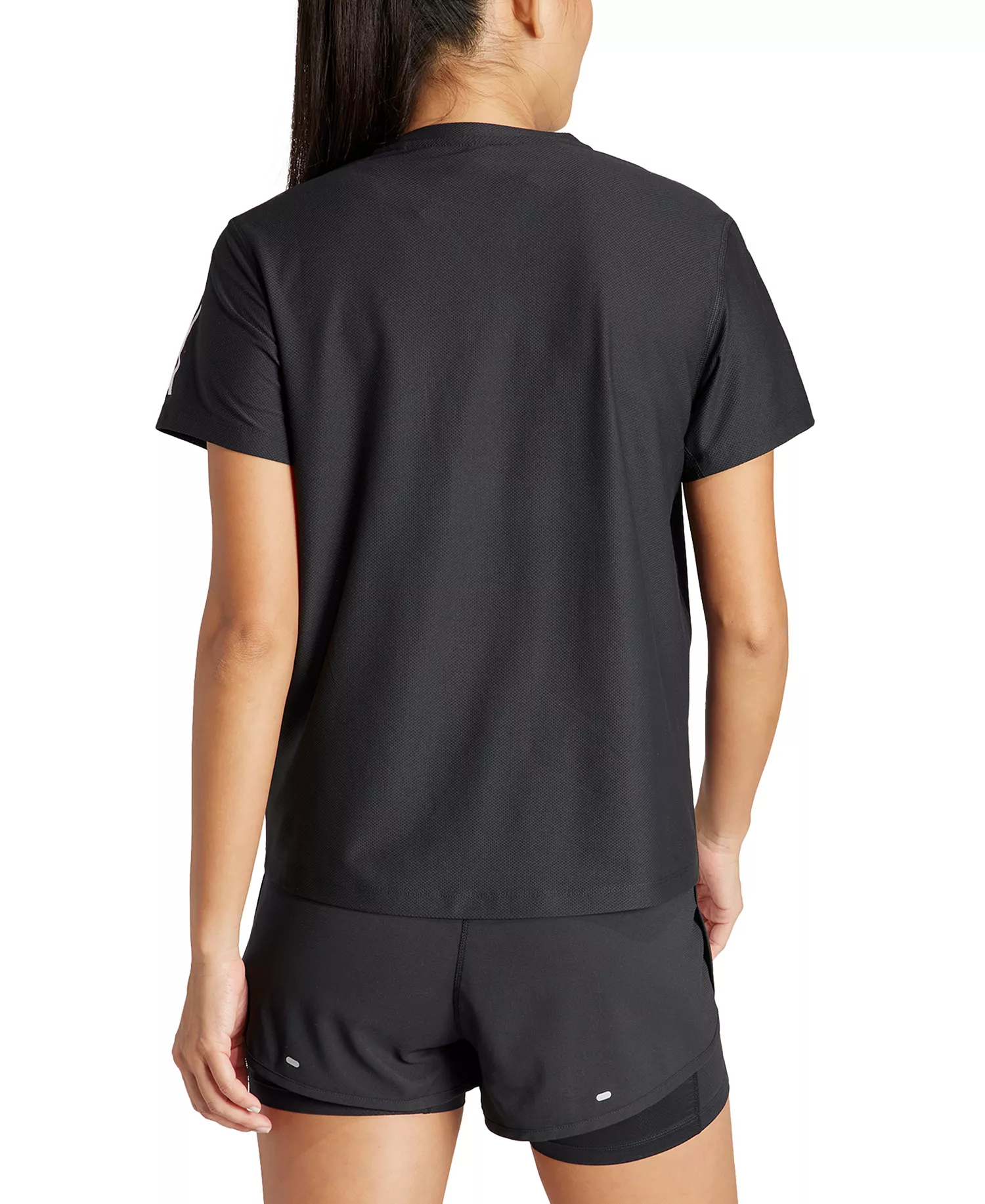 Women's Own The Run Short-Sleeve Running Tee - Black - M