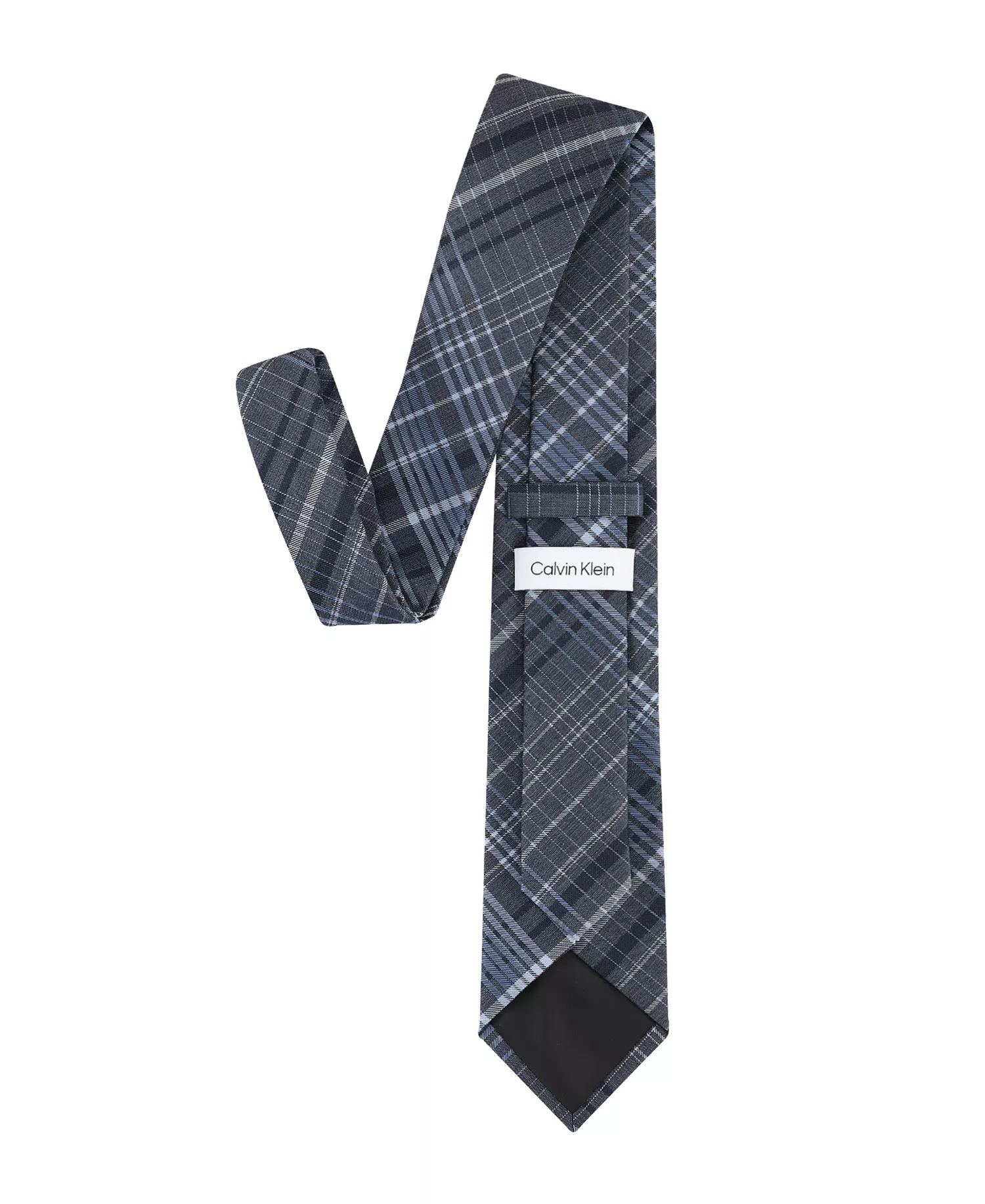 Men's Kingston Plaid Tie - Blue - ONE SIZE