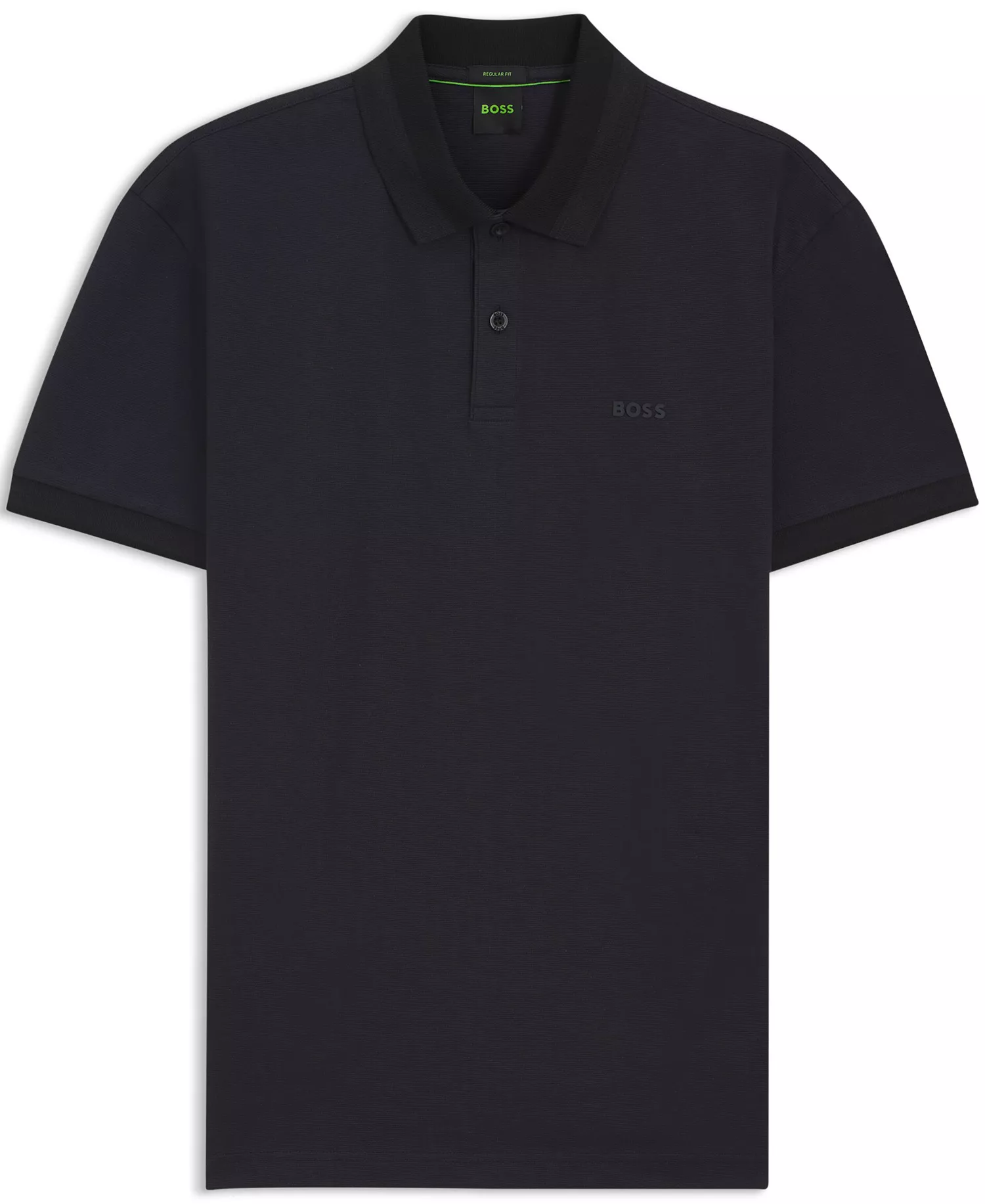 Men's Cotton-Pique Polo Shirt - Dark Blue - 3XL