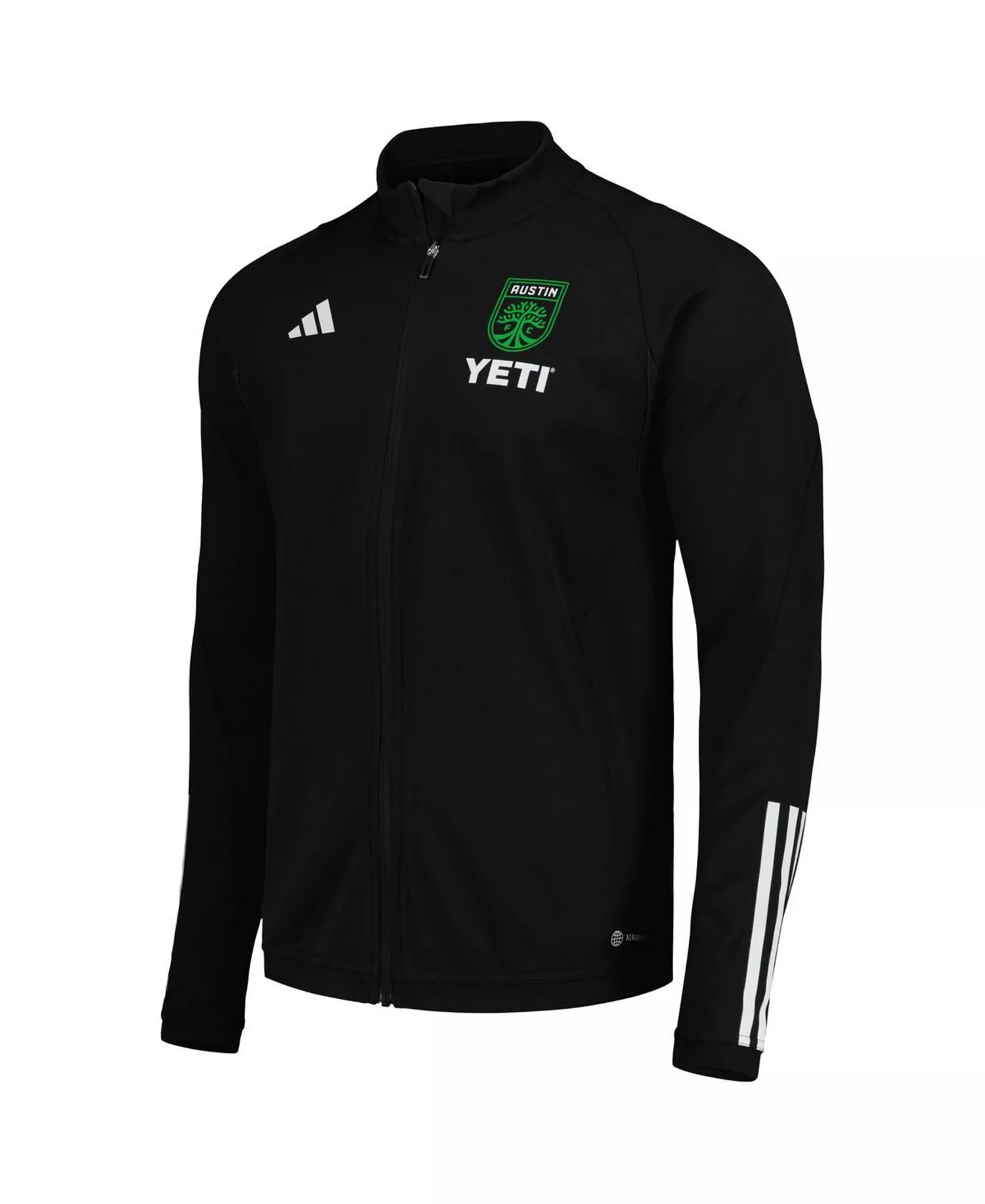 Men's Black Austin FC 2023 On-Field AEROREADY Full-Zip Training Top - Black - 2XL