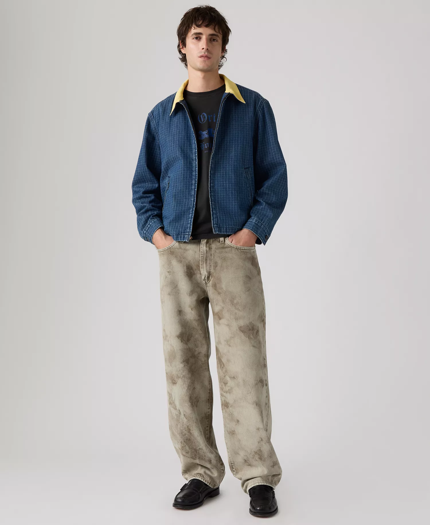 Premium Men's 578 Baggy Jeans - Camo - 30 - 30