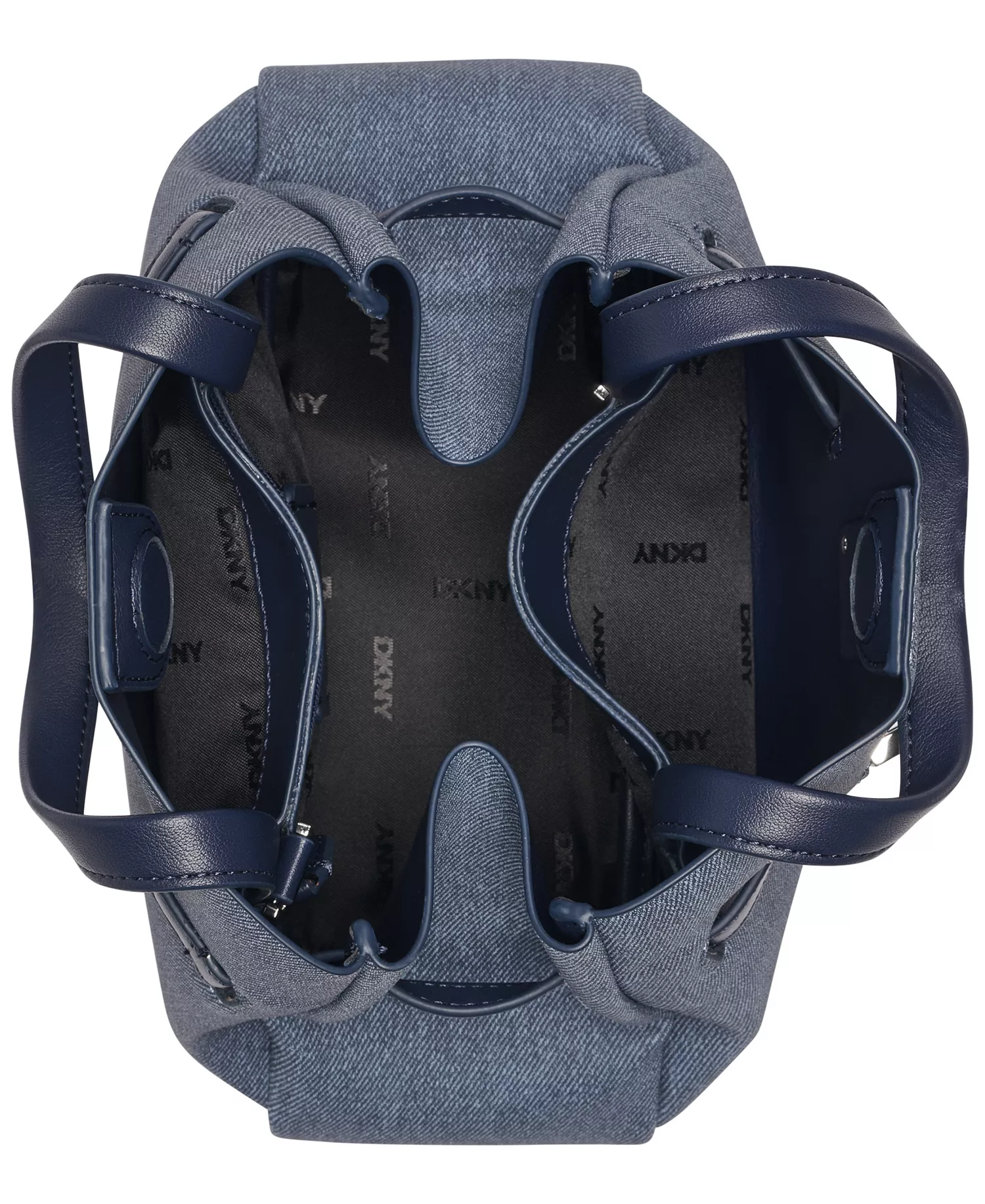 Bryar Snap Closure Small Satchel Bag - Denim - No Size