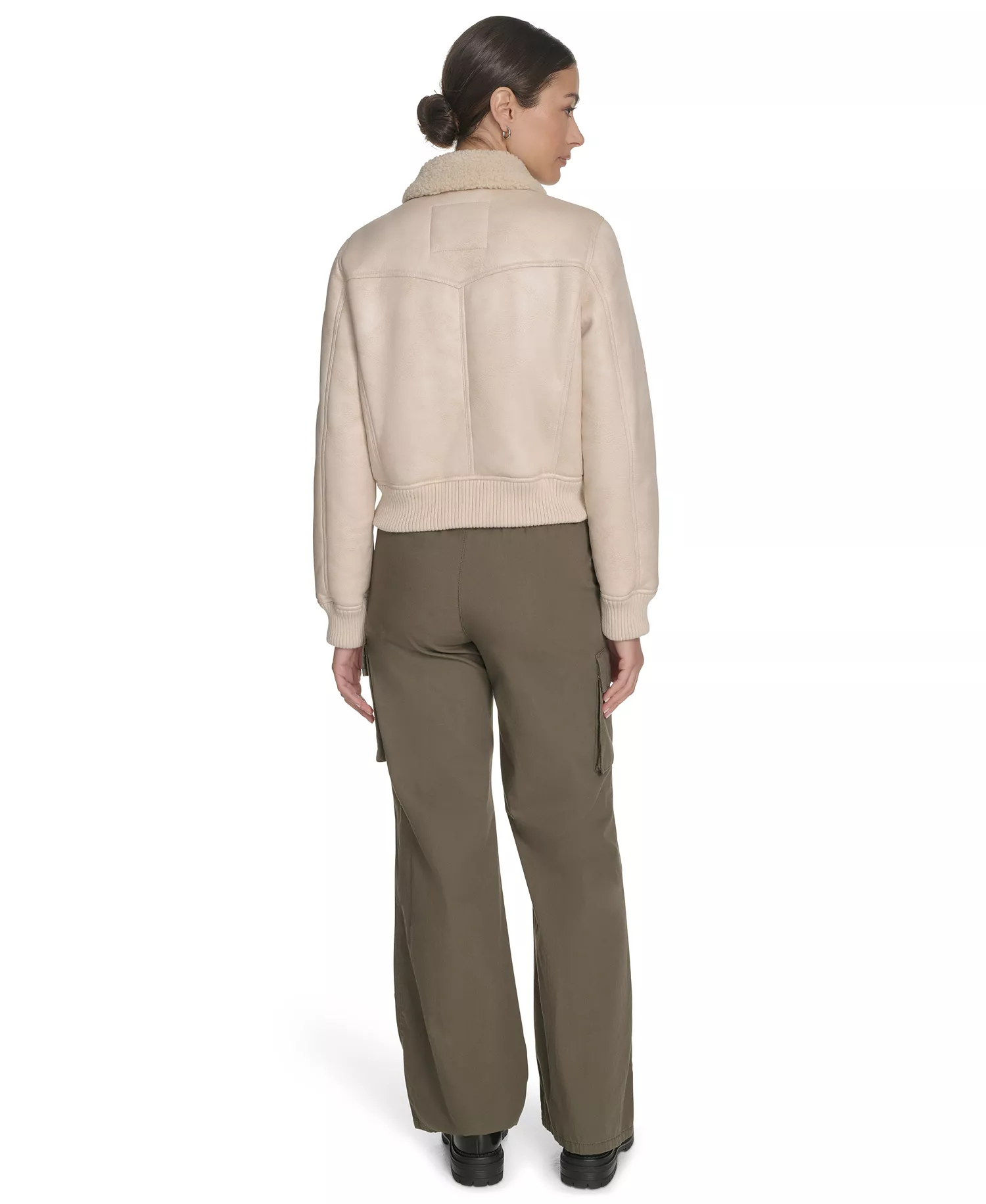 Women's Long Sleeve Western Jacket - Almond Milk - L