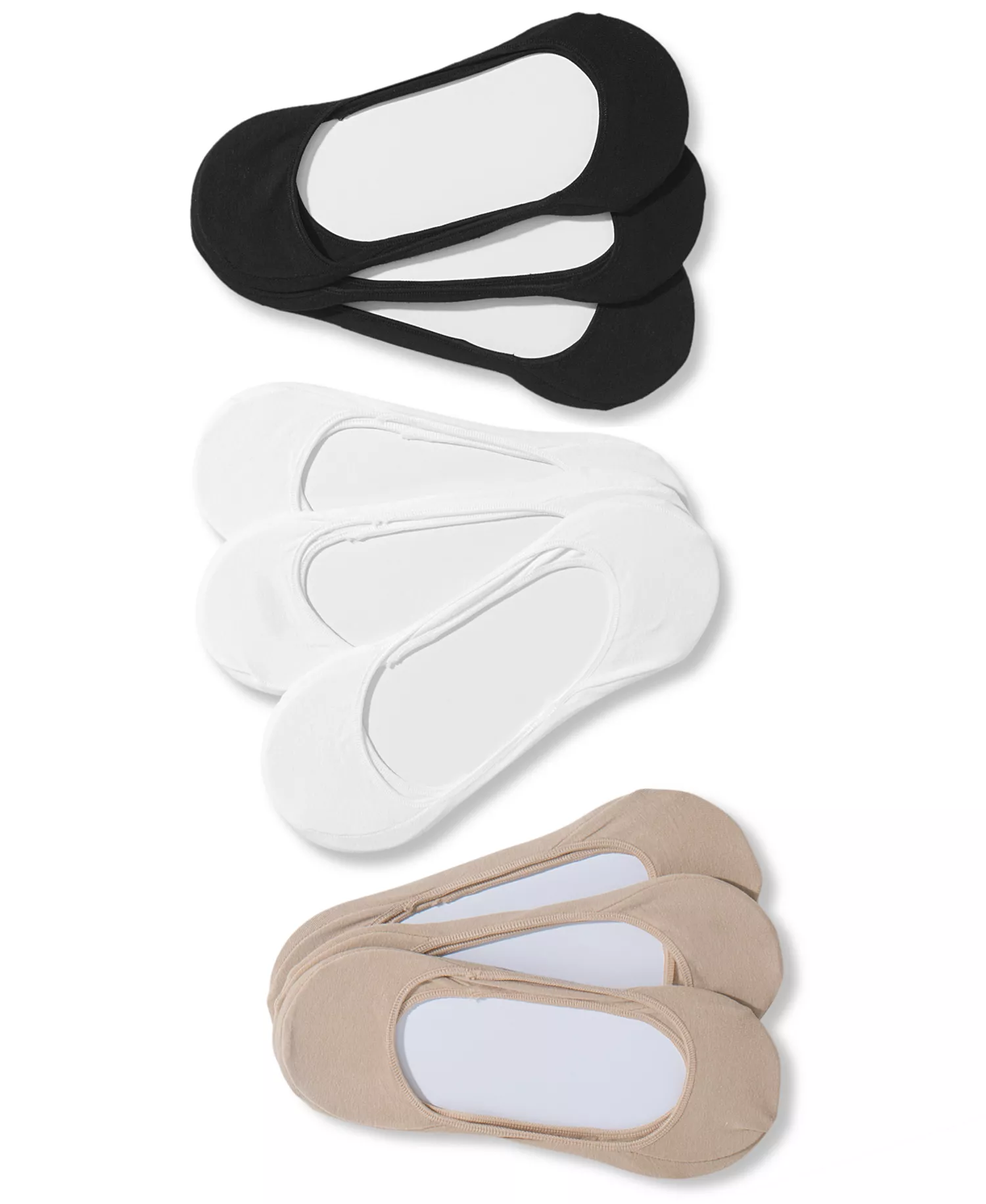 Men's Socks, No-Show Liner Sock - BLACK - 10-13