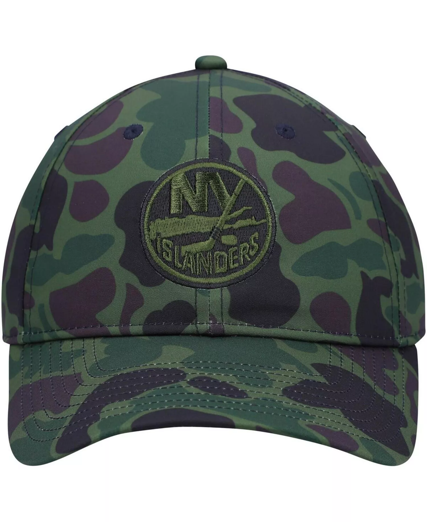 Men's Camo New York Islanders Locker Room Slouch Adjustable Hat - Camo - One Size Fits All