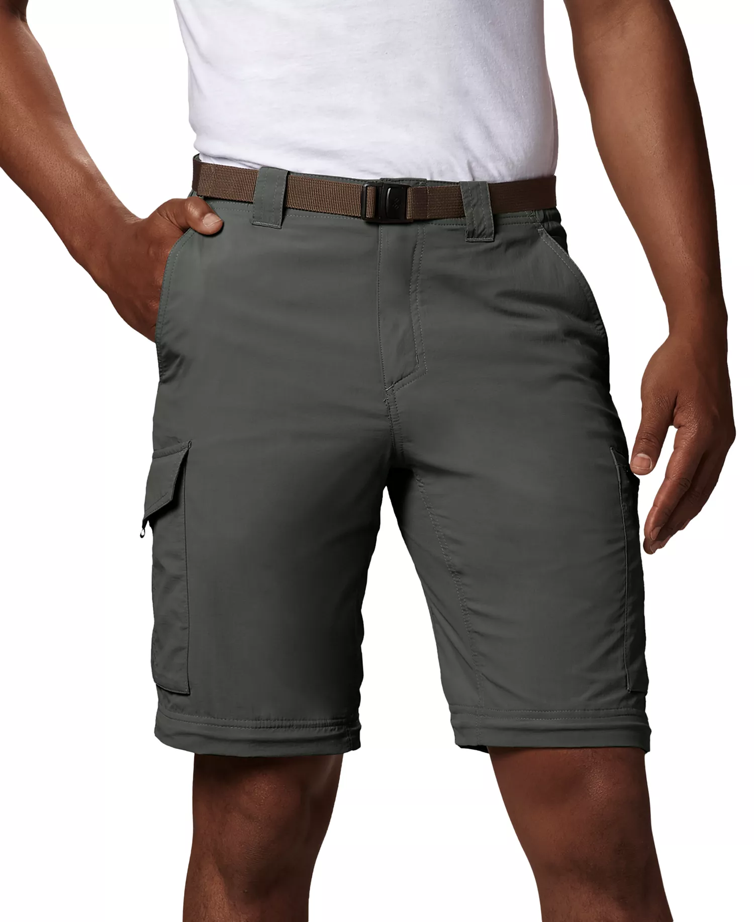 Men's Silver Ridge Convertible Pants - Gravel - 30x32