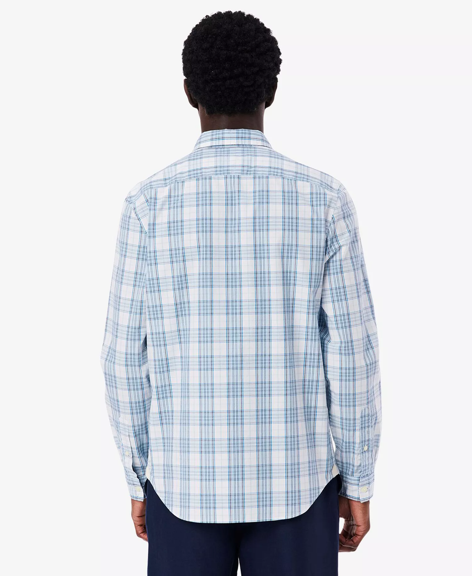 LONG SLEEVED CASUAL - Cgi-White/Overview-Gipsy Blue - 2XL