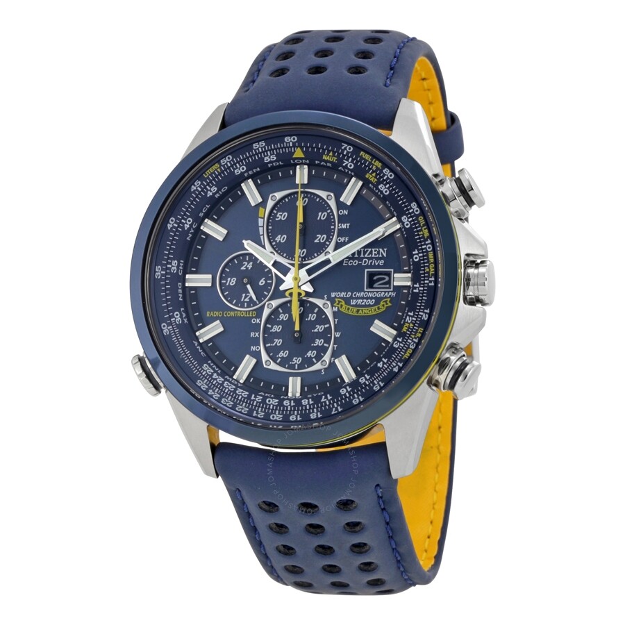 Citizen Eco Drive Blue Angels World Chronograph Men's Watch