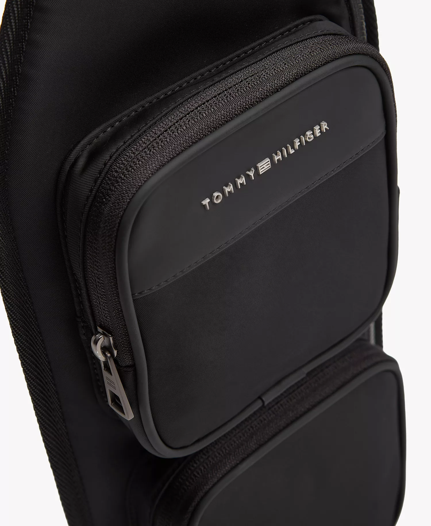 Men's Single Strap Sling Bag - Black - No Size