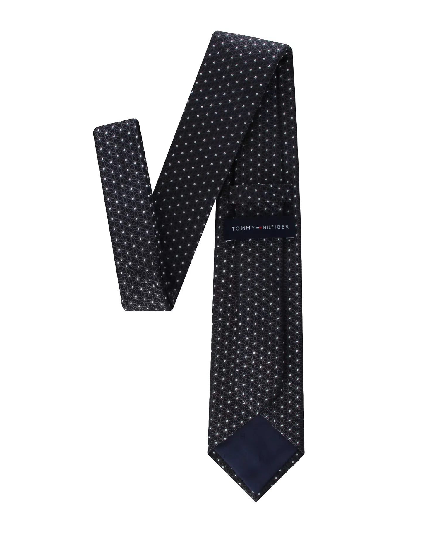 Men's Ashton Floral Tie - Black - ONE SIZE