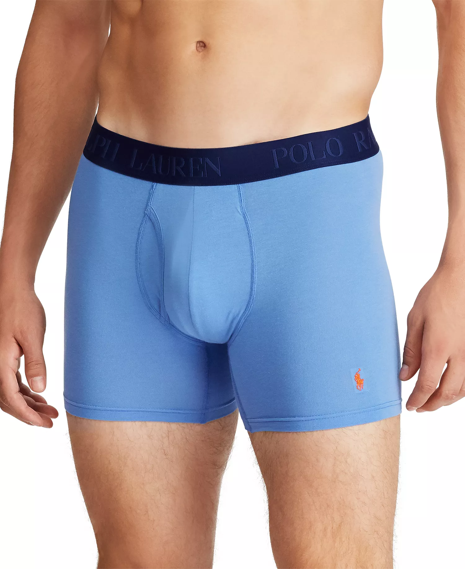 Men's 3-Pack 4D Flex Modal Boxer Briefs - Blue Assorted - L