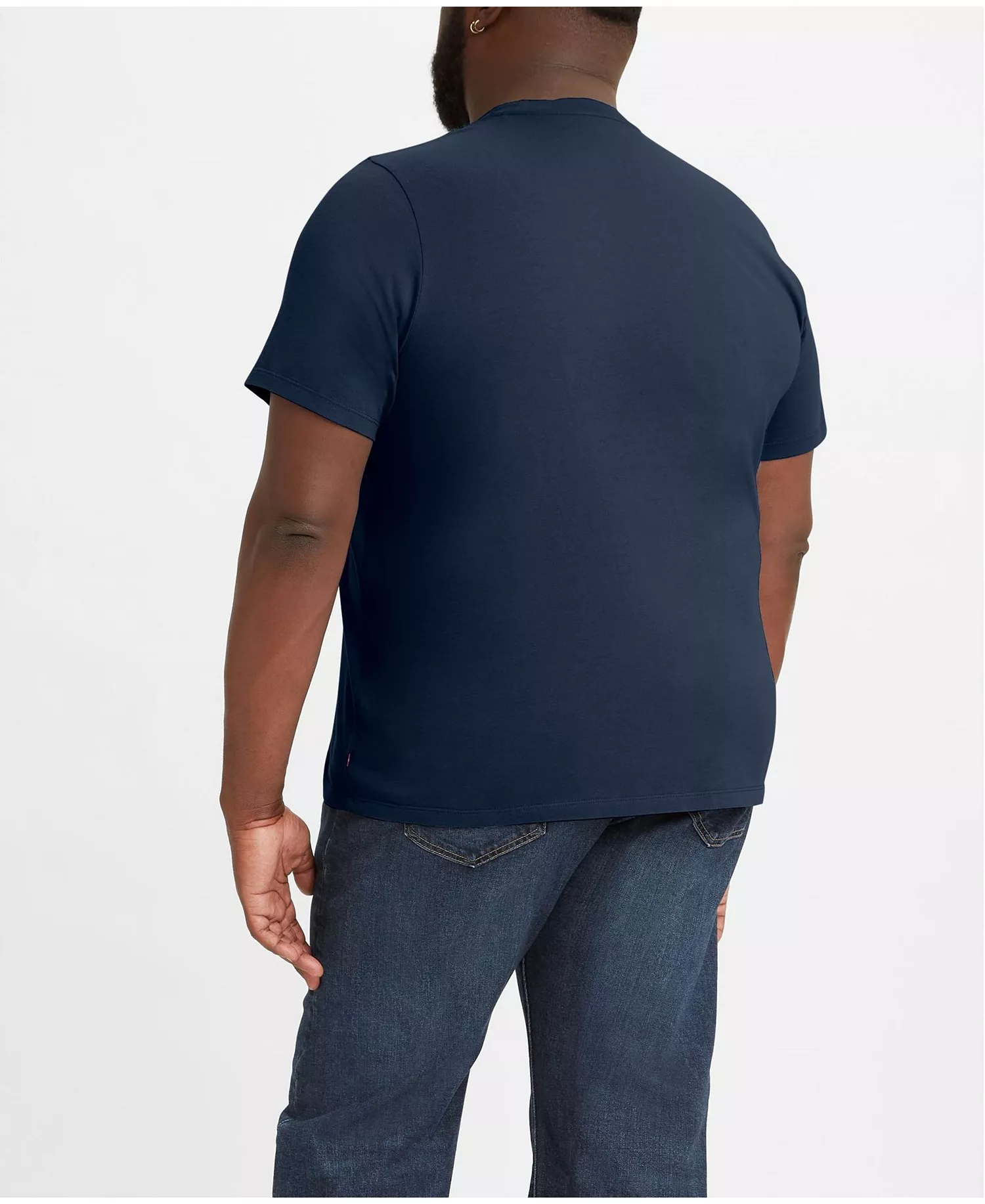 Men's Big and Tall Graphic Crewneck T-shirt - Dress Blues - 5XL