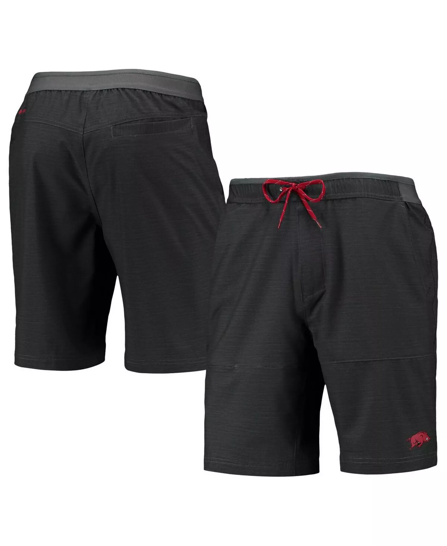 Men's Charcoal Arkansas Razorbacks Twisted Creek Omni-Shield Shorts - Charcoal - M