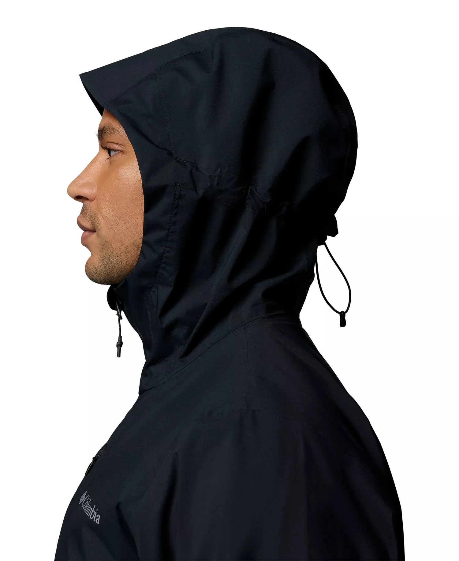 Men's Trailborne Hooded Jacket - Black - L